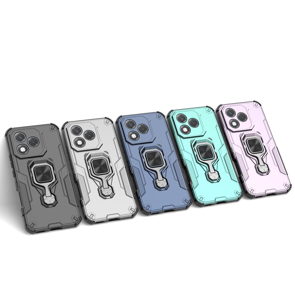 Case for Hono 400 Lite Shockproof Camera Protector Phone Case with Magnetic Ring Holder Phone Case