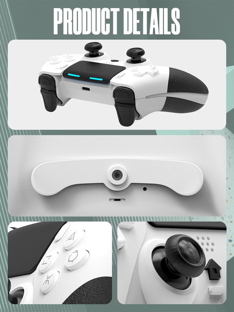For PS4/Slim/Pro Console Wireless Bluetooth Gamepad with Somatosensory Six-axis Vibration