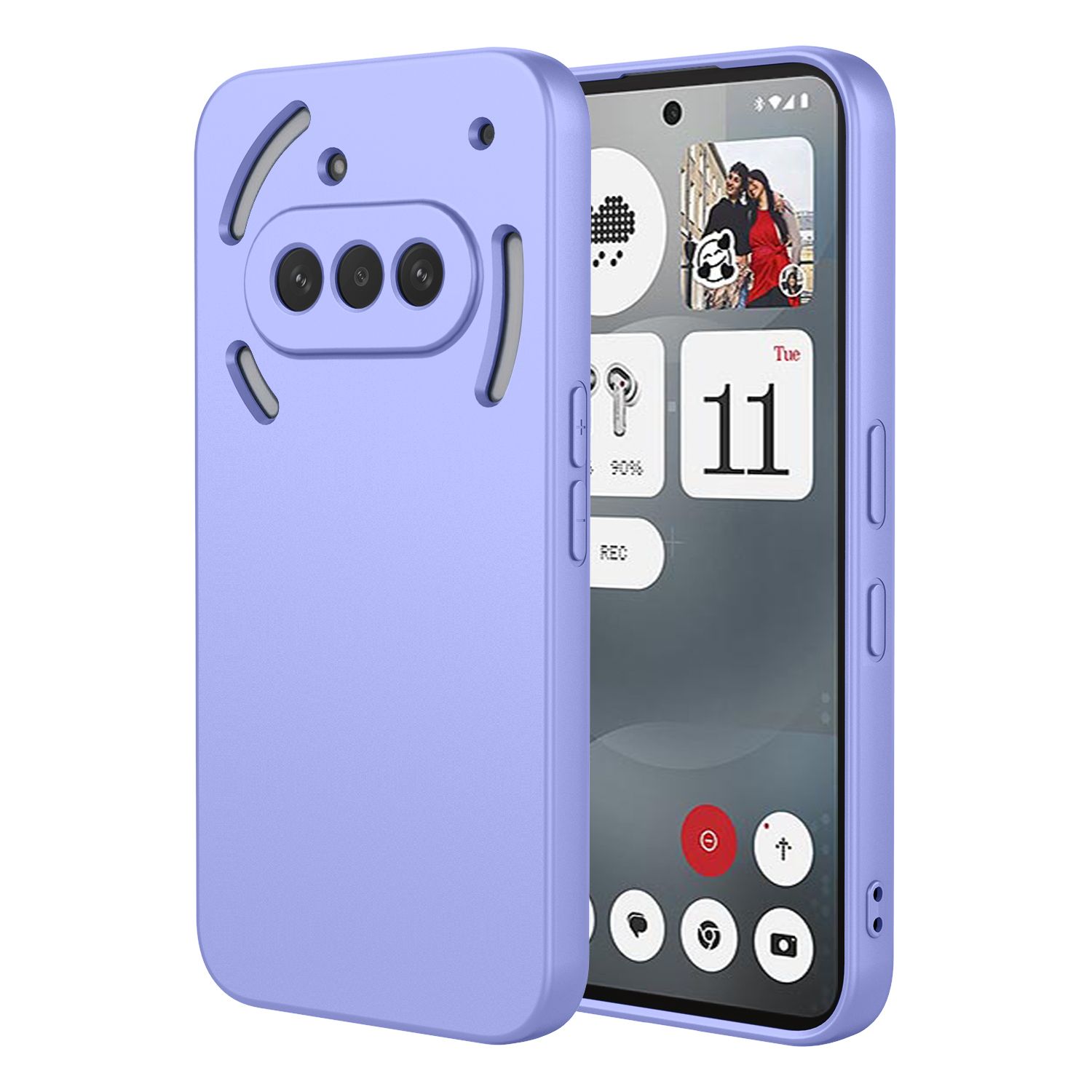 Silicone Phone Case for Nothing Phone (3a) Fall Prevention Protective Case