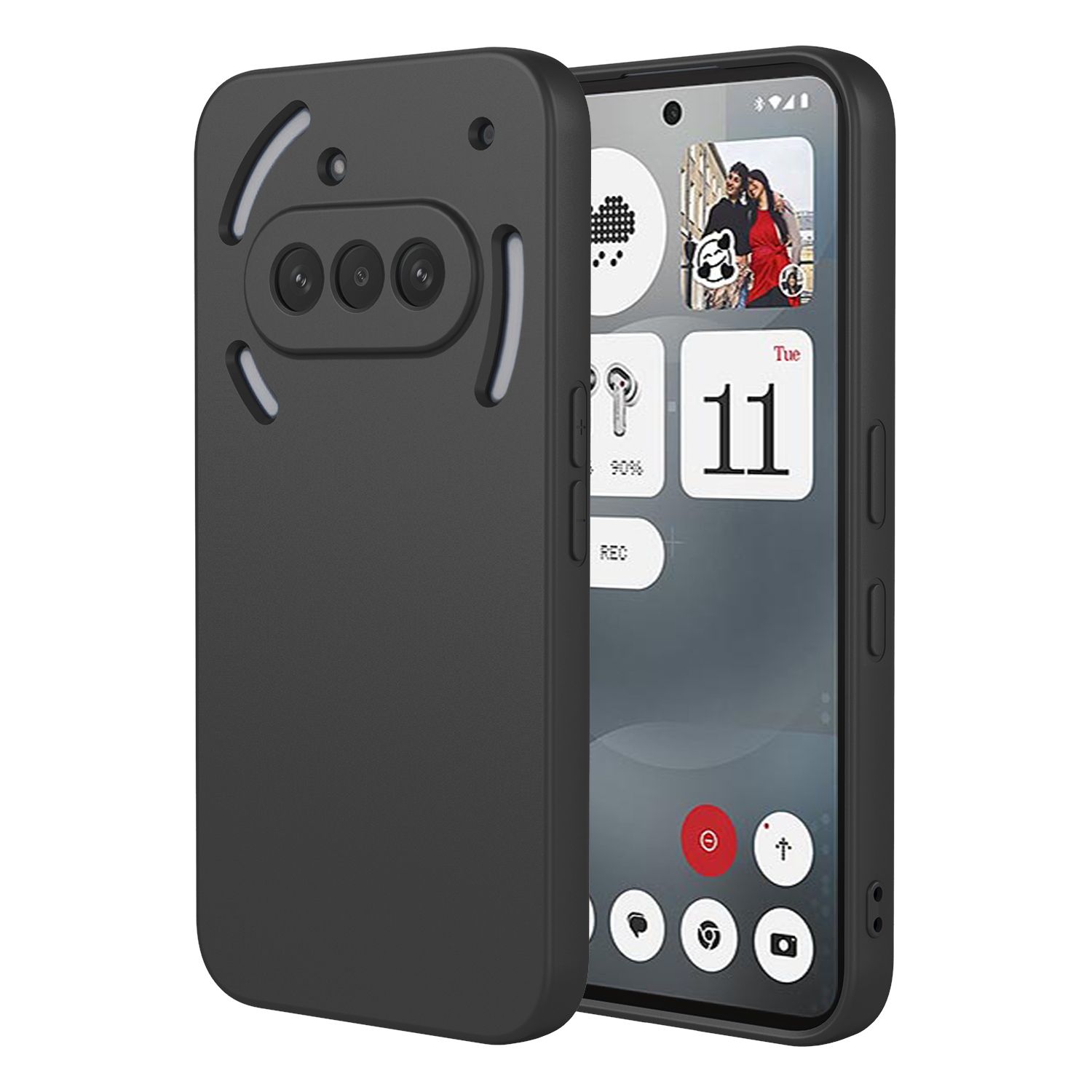 Silicone Phone Case for Nothing Phone (3a) Fall Prevention Protective Case