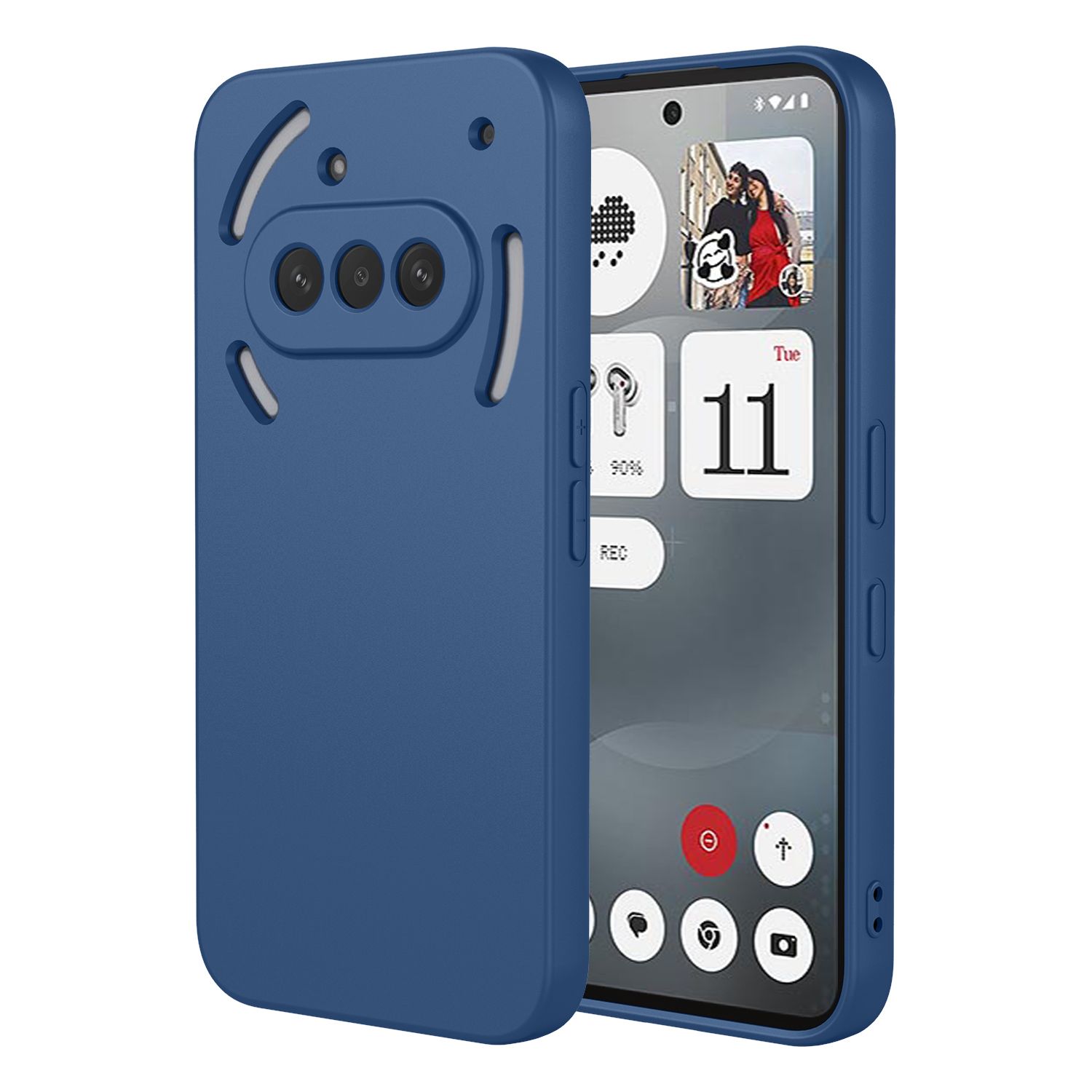 Silicone Phone Case for Nothing Phone (3a) Fall Prevention Protective Case