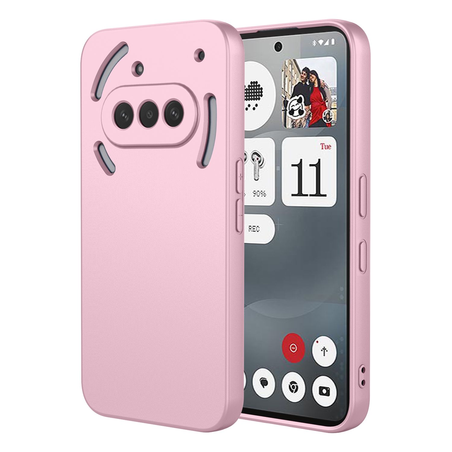 Silicone Phone Case for Nothing Phone (3a) Fall Prevention Protective Case