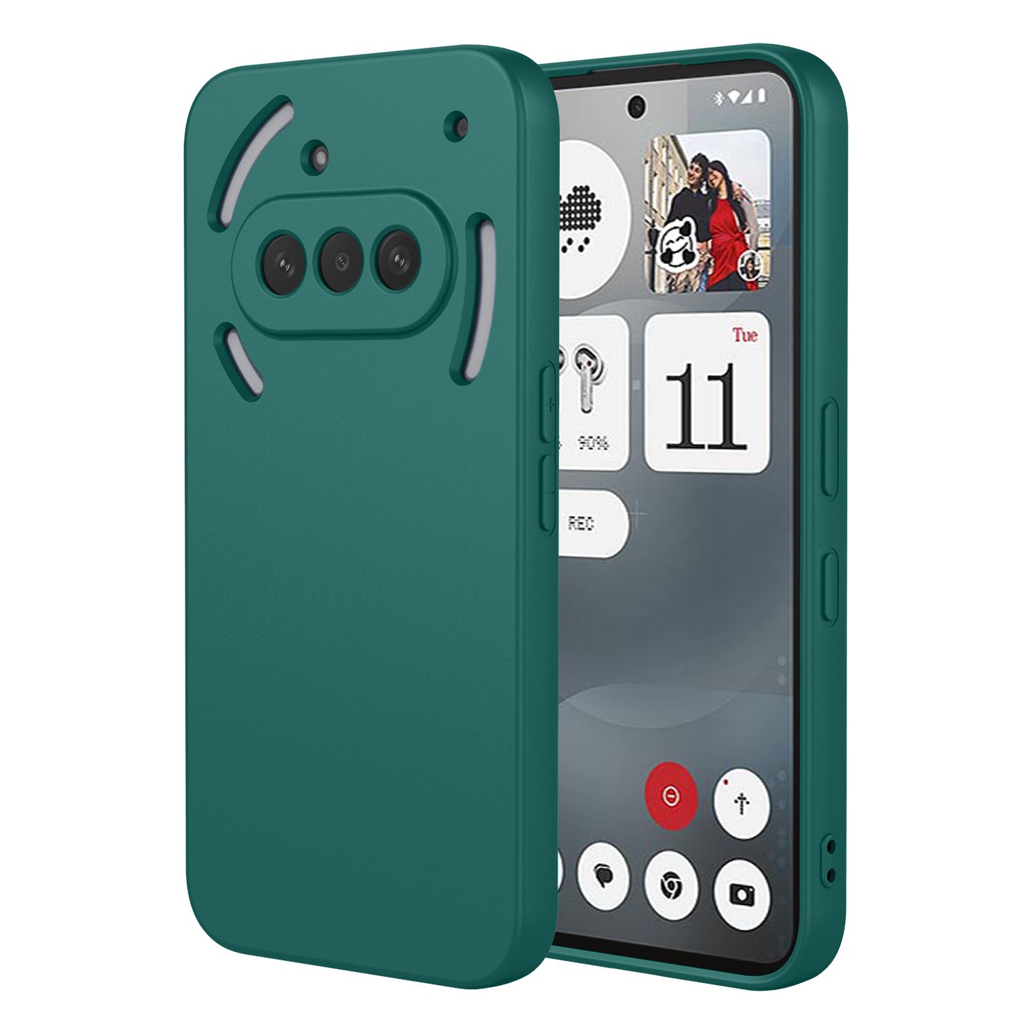 Silicone Phone Case for Nothing Phone (3a) Fall Prevention Protective Case