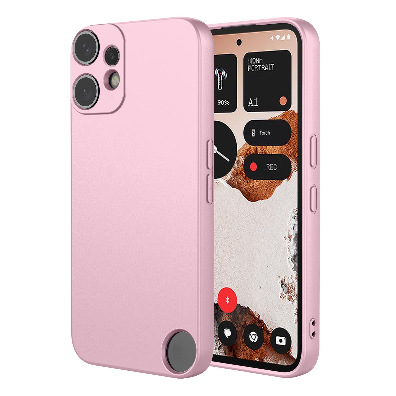 Phone Case for Nothing CMF Phone 2 Pro With Microfiber Lining Soft Micro Fiber TPU Soft Flex Silicone Case