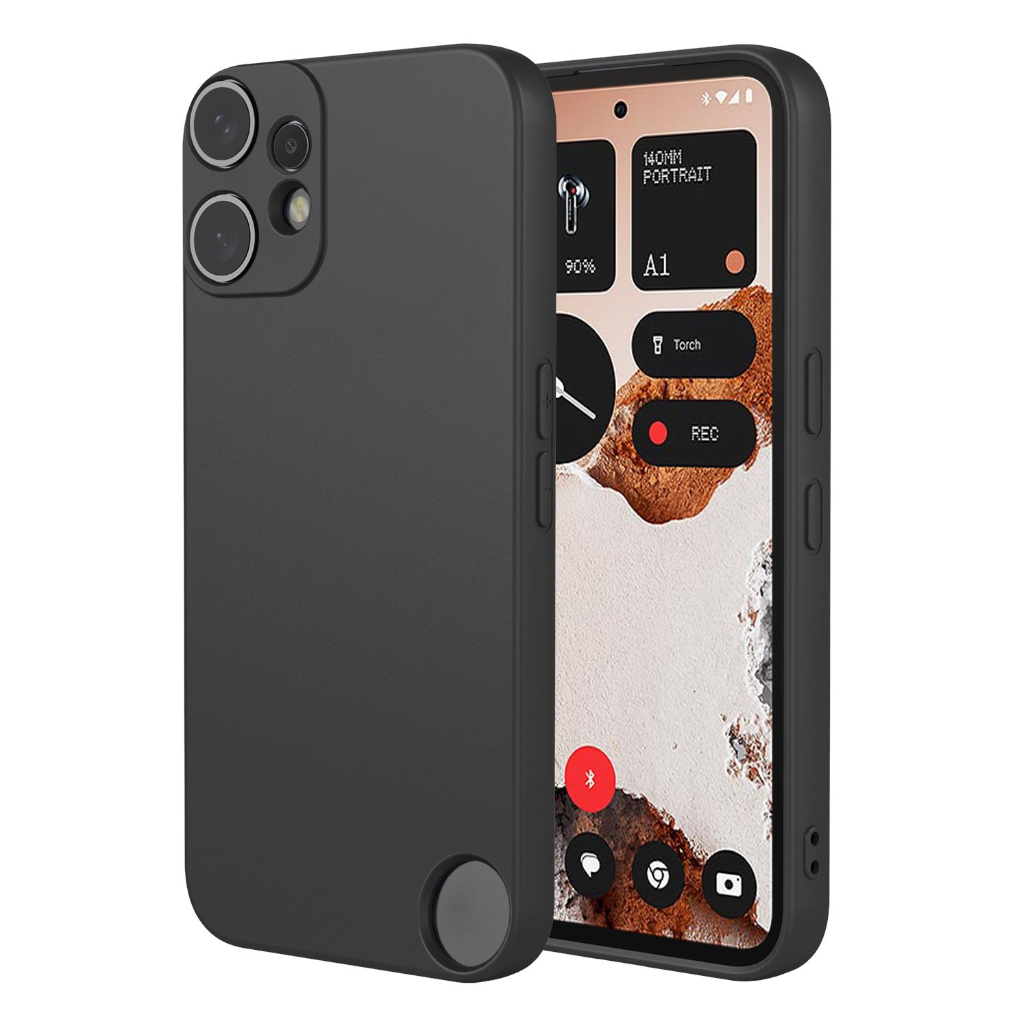 Phone Case for Nothing CMF Phone 2 Pro With Microfiber Lining Soft Micro Fiber TPU Soft Flex Silicone Case
