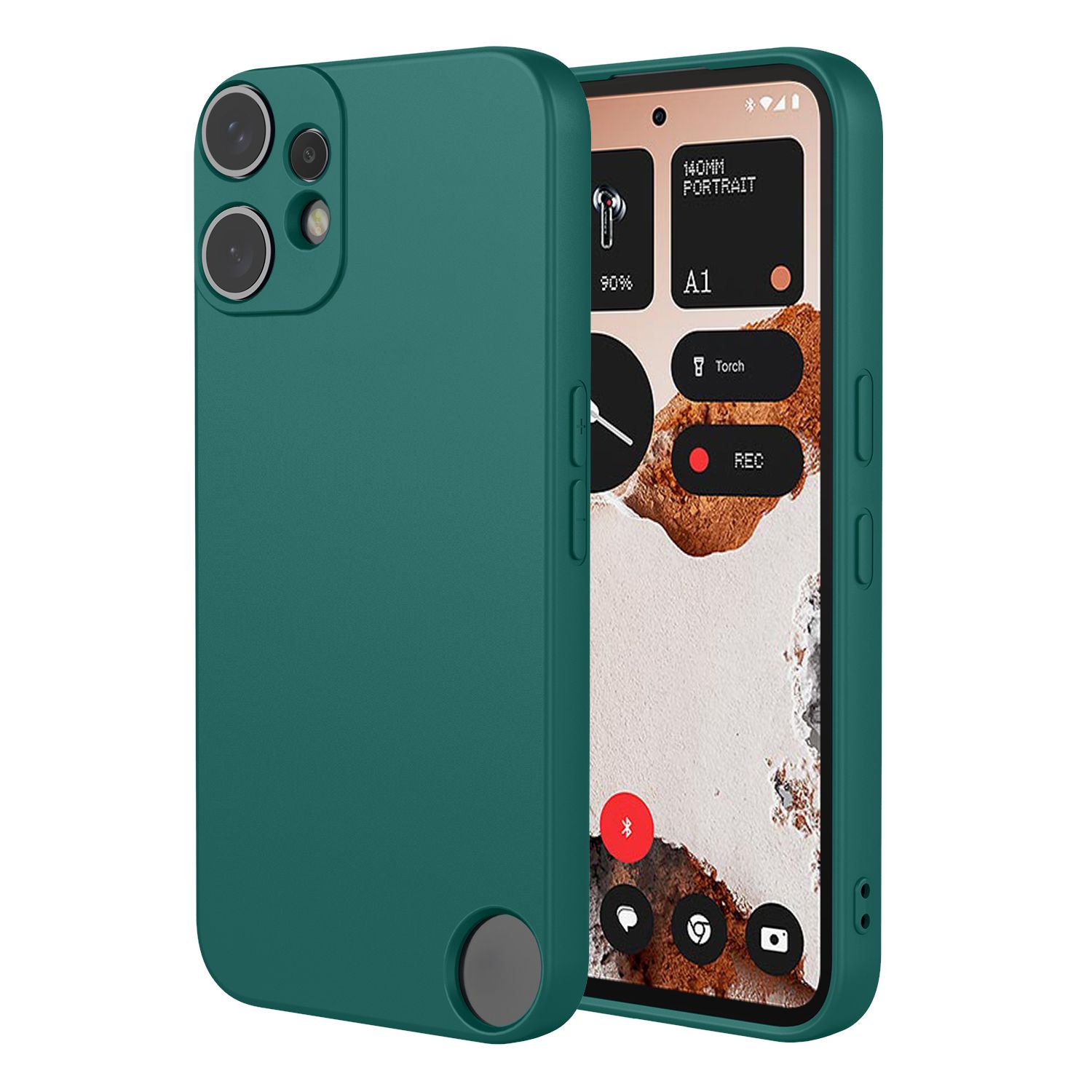 Phone Case for Nothing CMF Phone 2 Pro With Microfiber Lining Soft Micro Fiber TPU Soft Flex Silicone Case