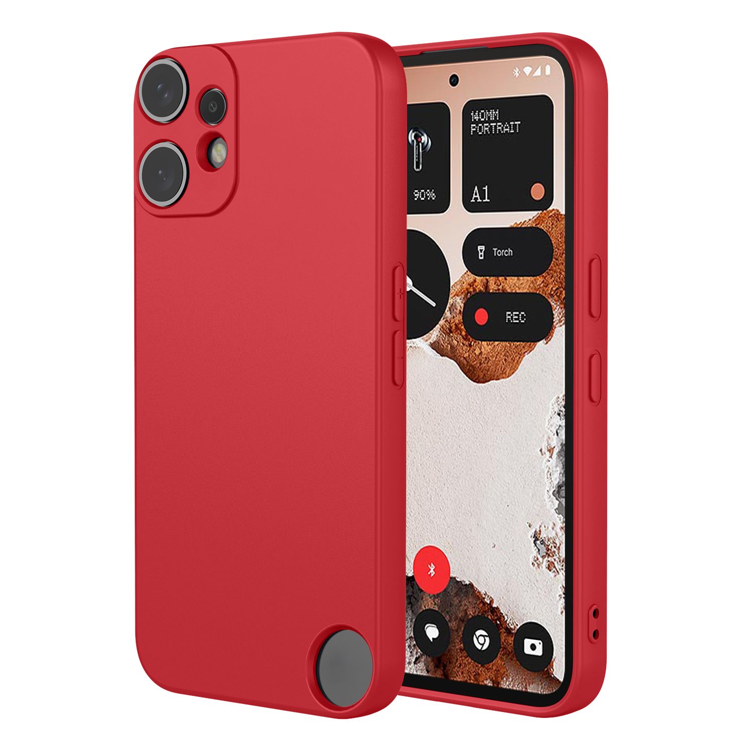 Phone Case for Nothing CMF Phone 2 Pro With Microfiber Lining Soft Micro Fiber TPU Soft Flex Silicone Case