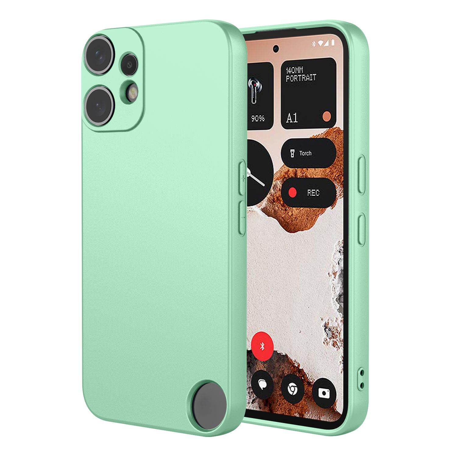 Phone Case for Nothing CMF Phone 2 Pro With Microfiber Lining Soft Micro Fiber TPU Soft Flex Silicone Case