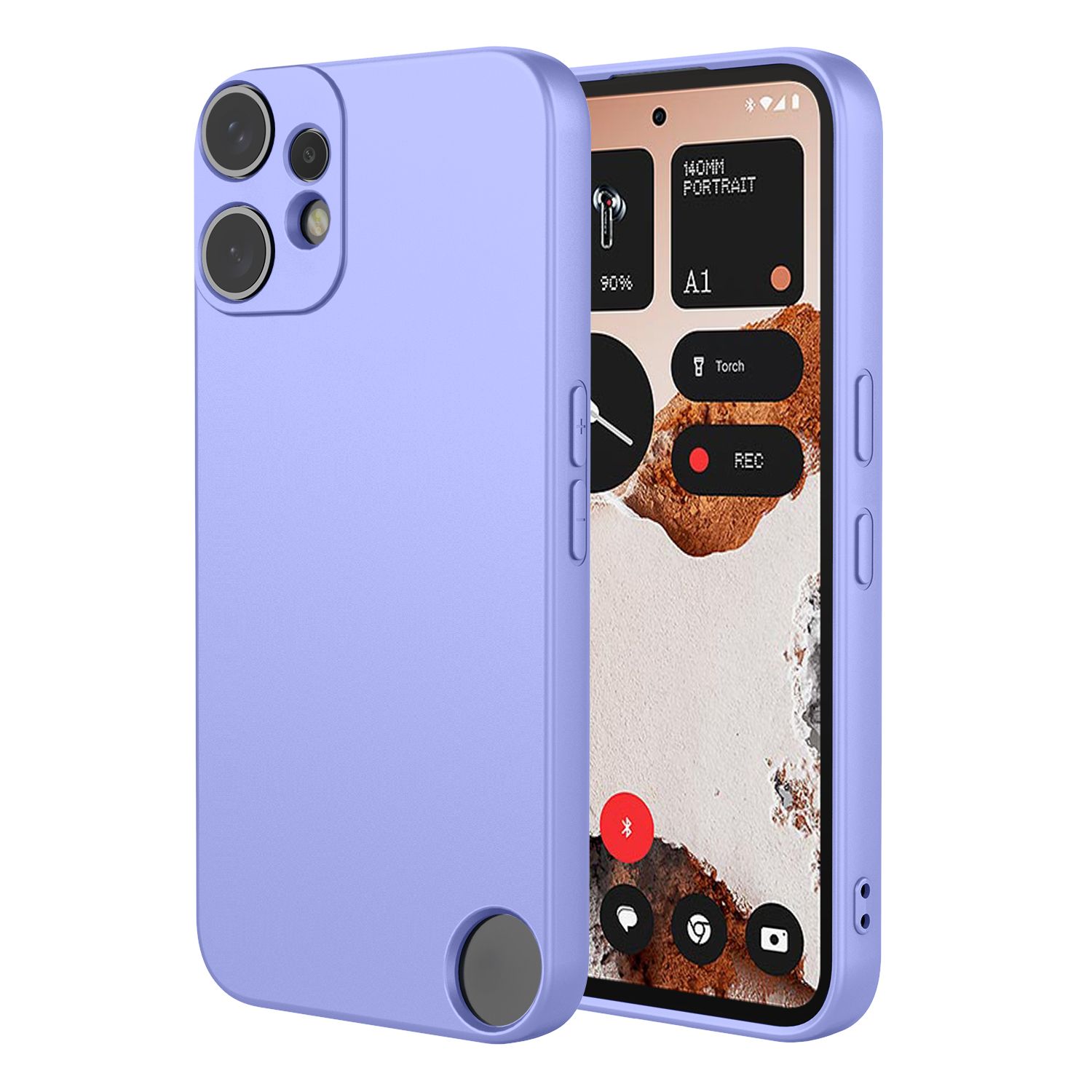 Phone Case for Nothing CMF Phone 2 Pro With Microfiber Lining Soft Micro Fiber TPU Soft Flex Silicone Case