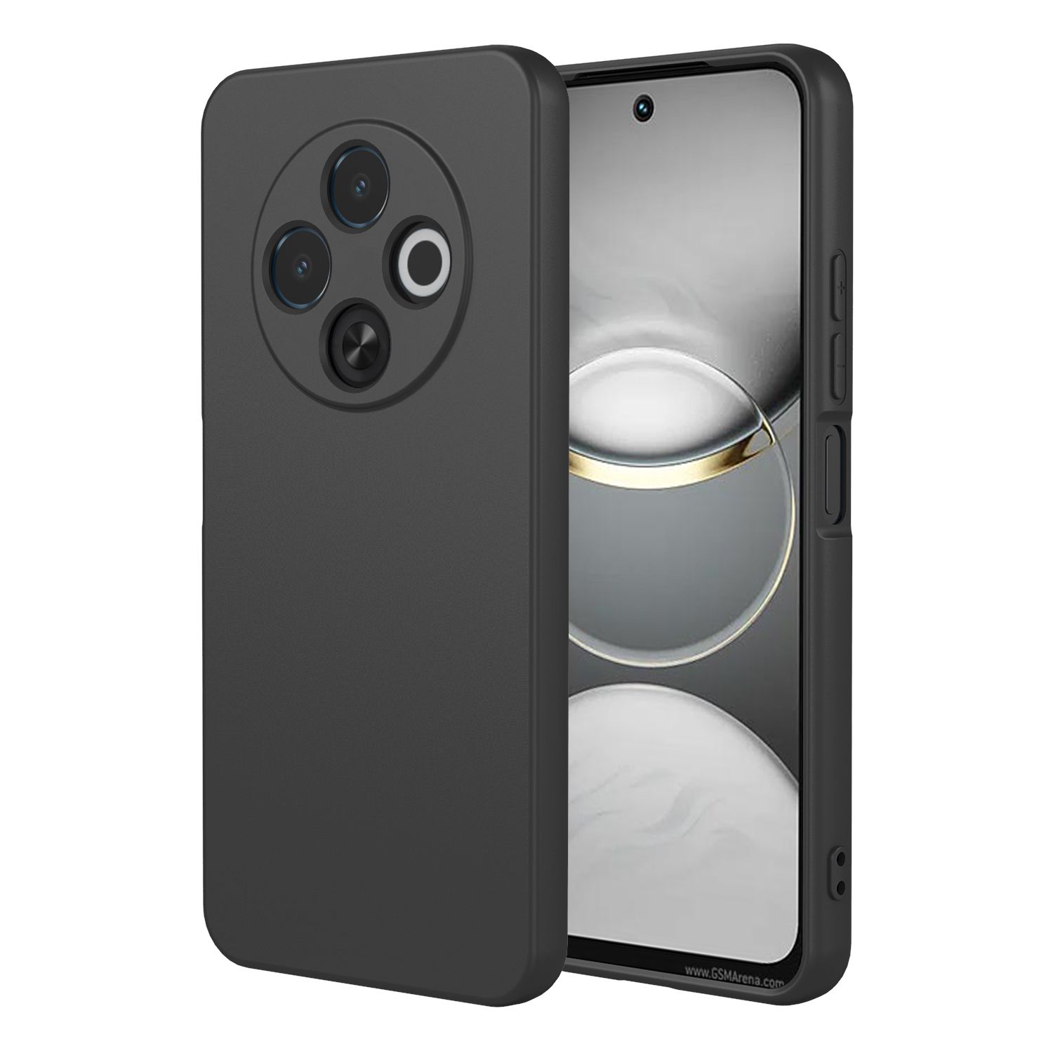 Phone Case for Tecno Spark 30c, With Microfiber Lining Soft Micro Fiber TPU Soft Flex Silicone Case for Tecno Spark 30c