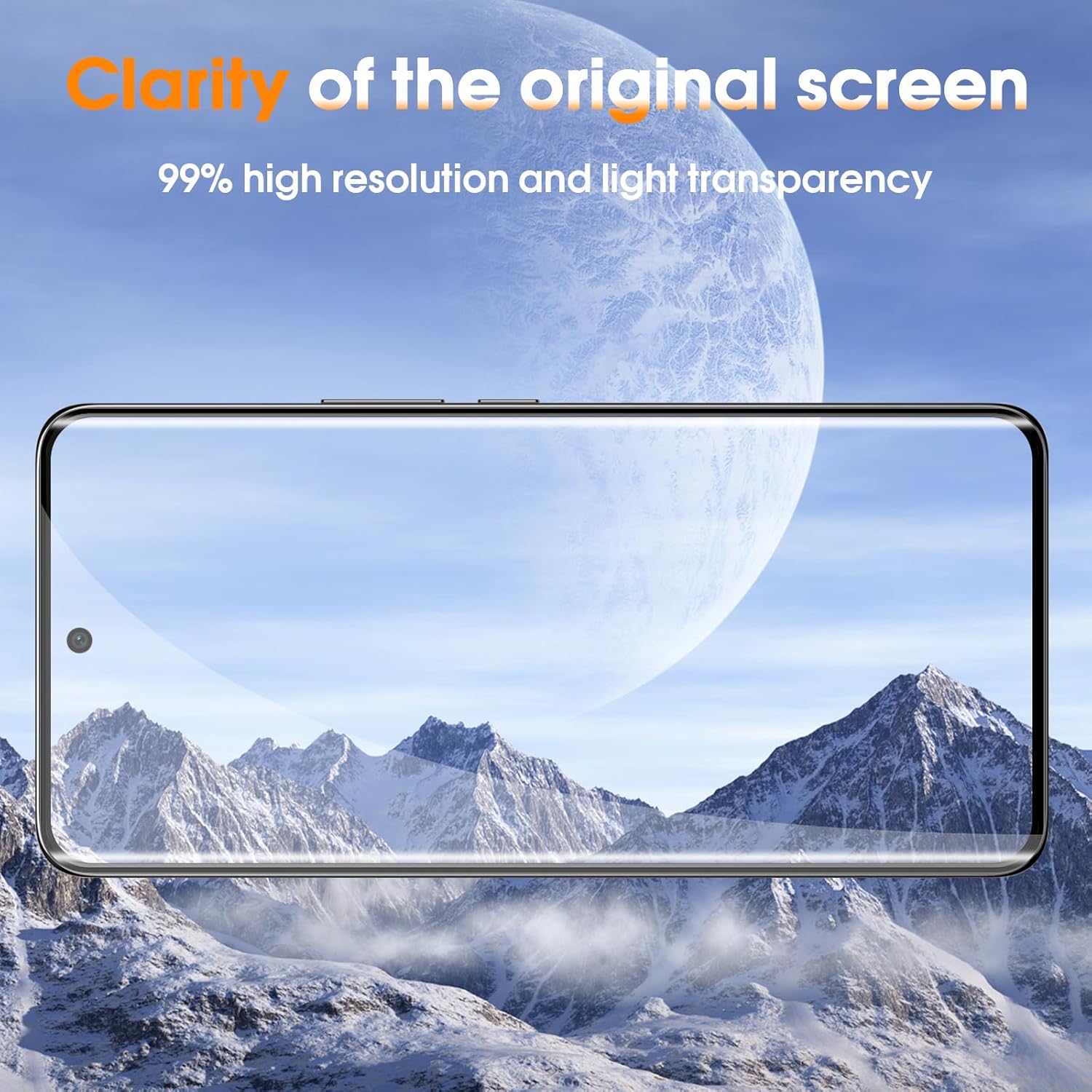 [2 Pack] 3D Curved Full Coverage Screen Protector for Vivo V50 9H Tempered Glass Film,HD Clear Scratch Resistant,Bubble-Free
