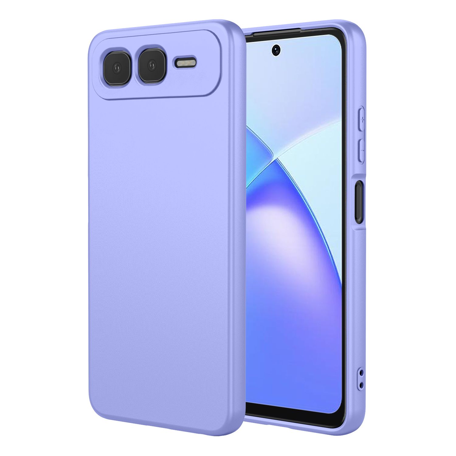 Phone Case for Infinix Smart 10 Plus, With Microfiber Lining Soft Micro Fiber TPU Soft Flex Silicone Case for Infinix Smart 10 Plus