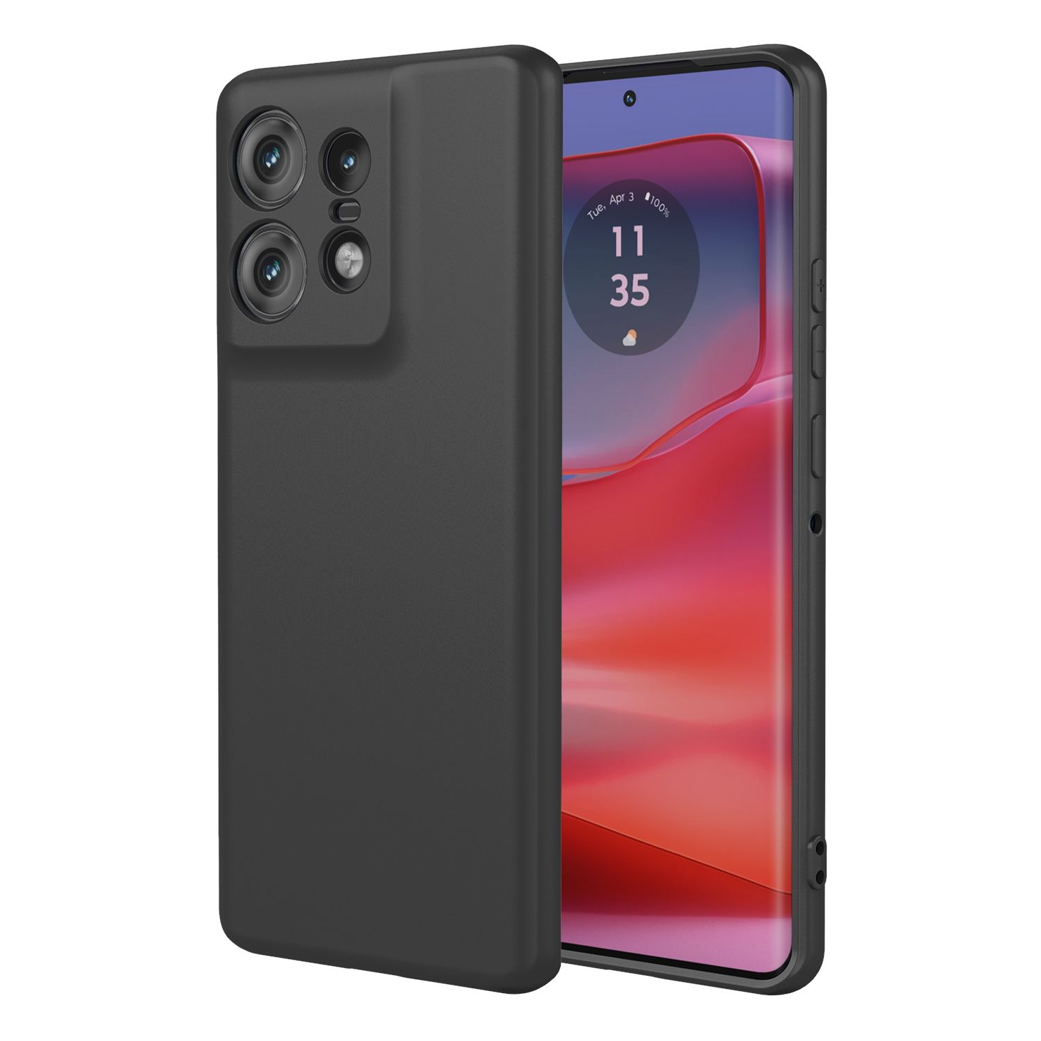 Phone Case for Motorola Edge 50 Pro, With Microfiber Lining Soft Micro Fiber TPU Soft Flex Silicone Case for Motorola Edge 50 Pro