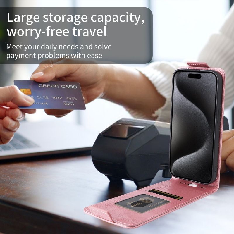 Leather Flip Cover for Samsung Galaxy M36 UP And Down Flip Cover PU Leather Durable Protective Cover
