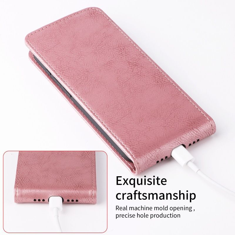Leather Flip Cover for Samsung Galaxy M36 UP And Down Flip Cover PU Leather Durable Protective Cover