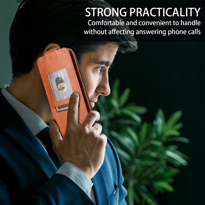 Leather Flip Cover for itel A95 UP And Down Flip Cover PU Leather Durable Protective Cover