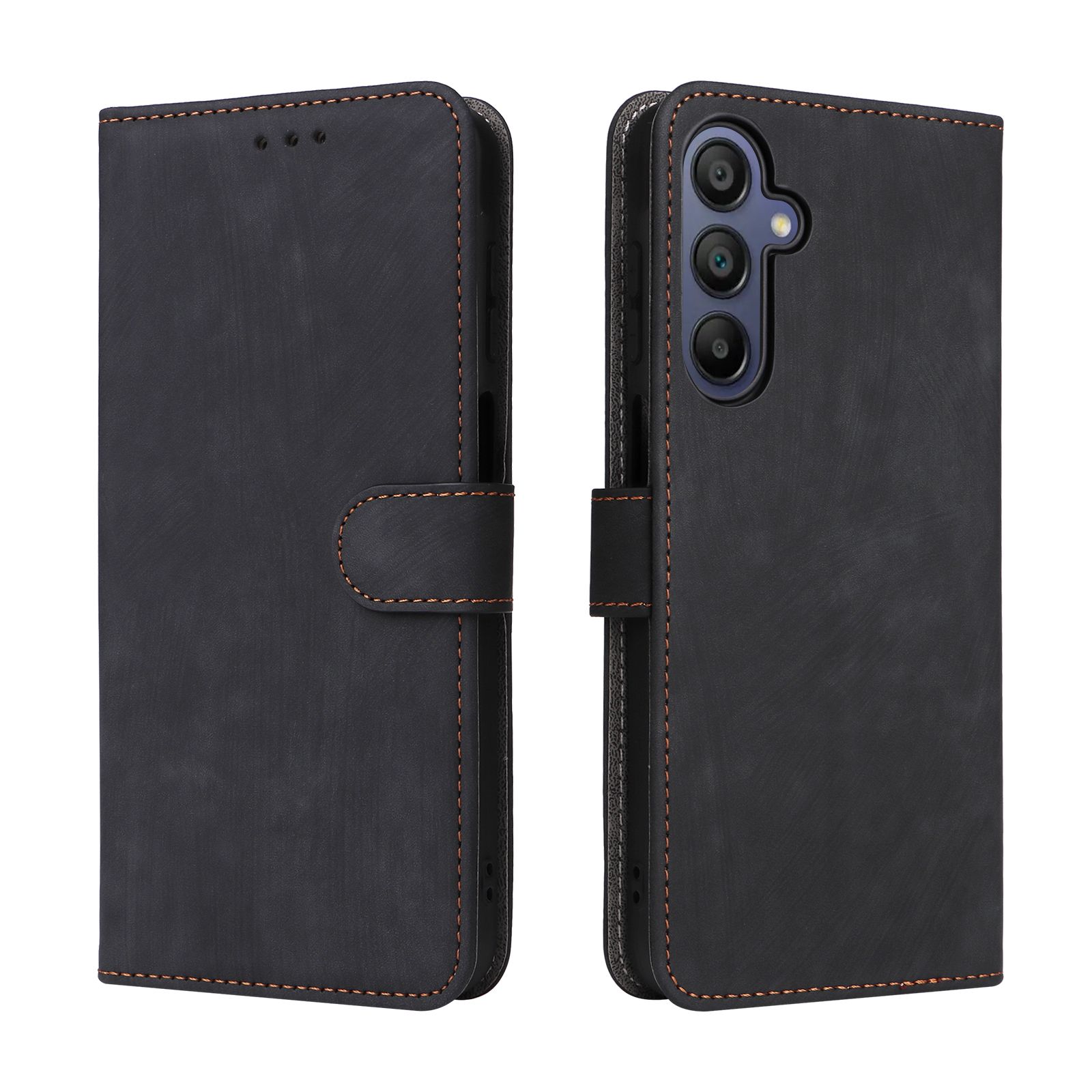 Flip Cover for Samsung Galaxy A17 PU Leather Phone Case Full-Body Protection Shockproof [RFID Blocking] Wallet Cover