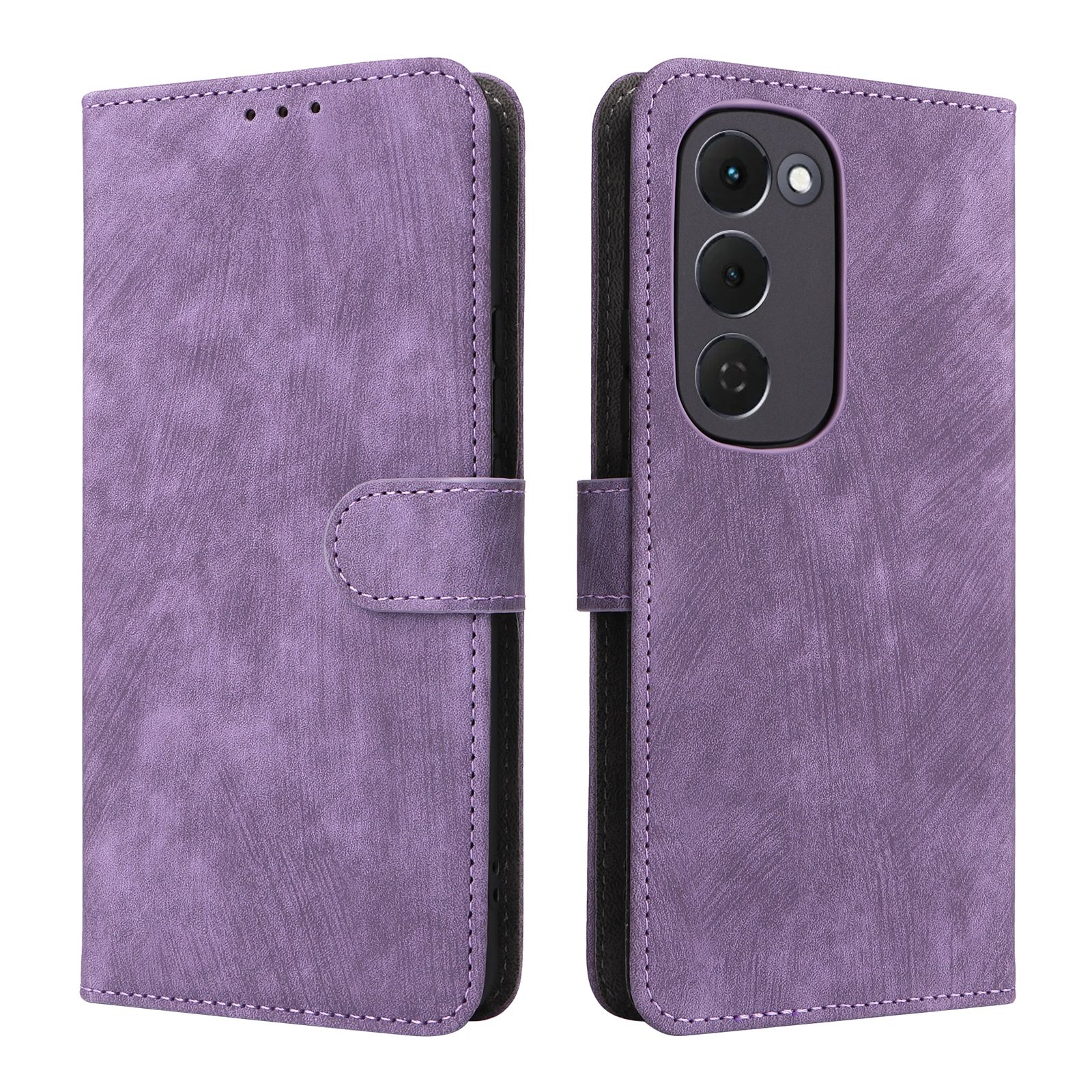 Flip Cover for Tecno Spark 40 Pro Plus PU Leather Phone Case Full-Body Protection Shockproof [RFID Blocking] Wallet Cover With Hand Strap