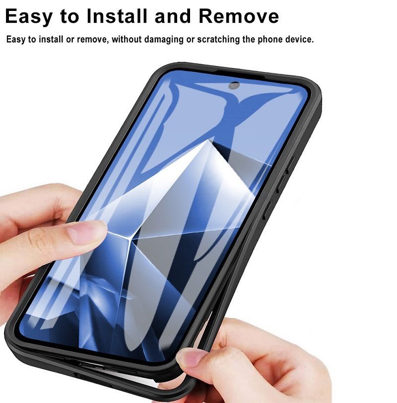 360 Full Protection Case for infinix Hot 60 Pro+/Plus (X6886) Cover Built-in Screen Protector