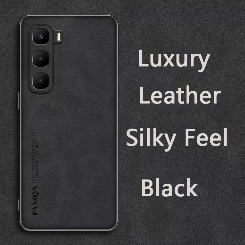 Luxury Business Retro Leather Phone Case for Infinix Hot 60 Pro+/Plus Shockproof Fall prevention Protective Case