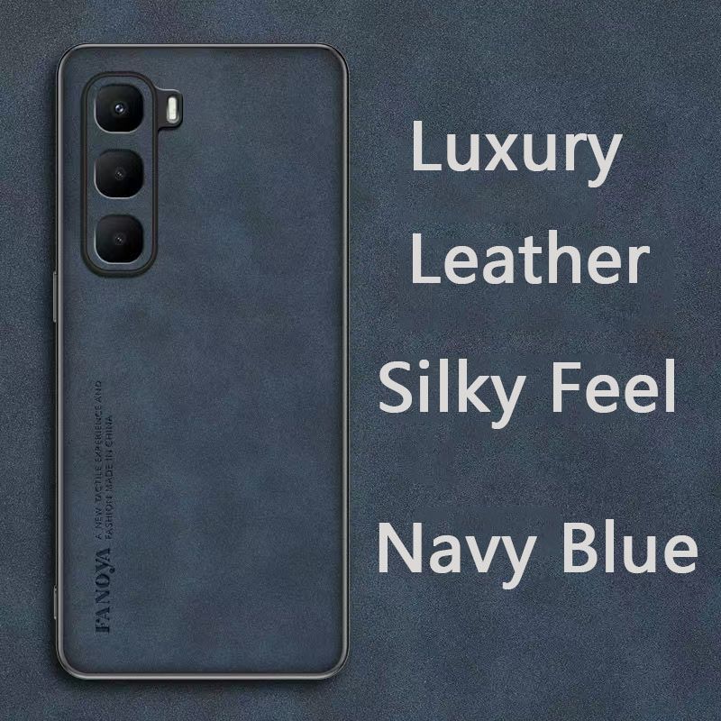 Luxury Business Retro Leather Phone Case for Infinix Hot 60 Pro+/Plus Shockproof Fall prevention Protective Case