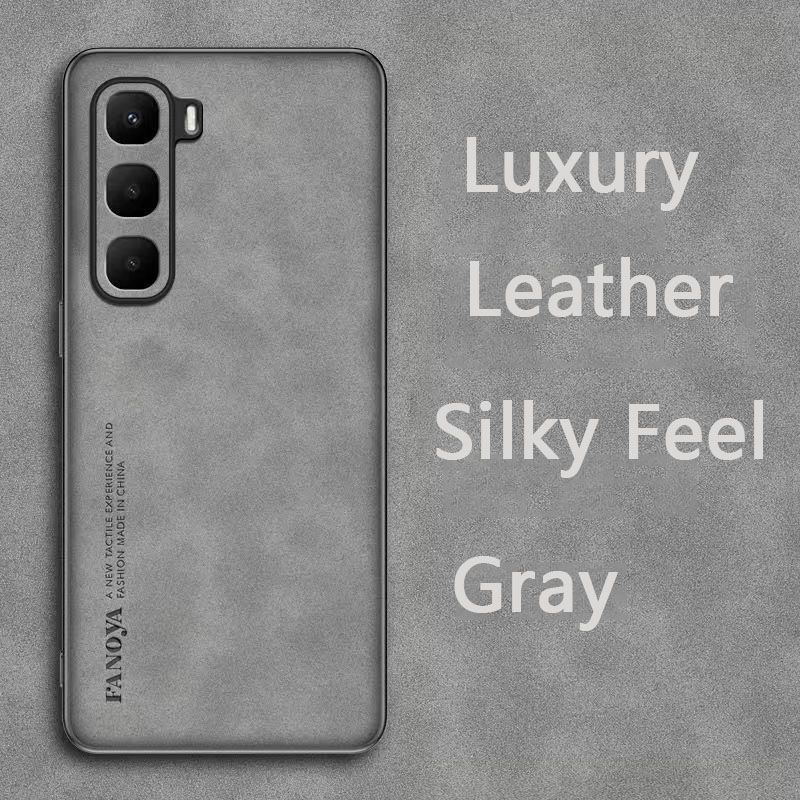 Luxury Business Retro Leather Phone Case for Infinix Hot 60 Pro+/Plus Shockproof Fall prevention Protective Case