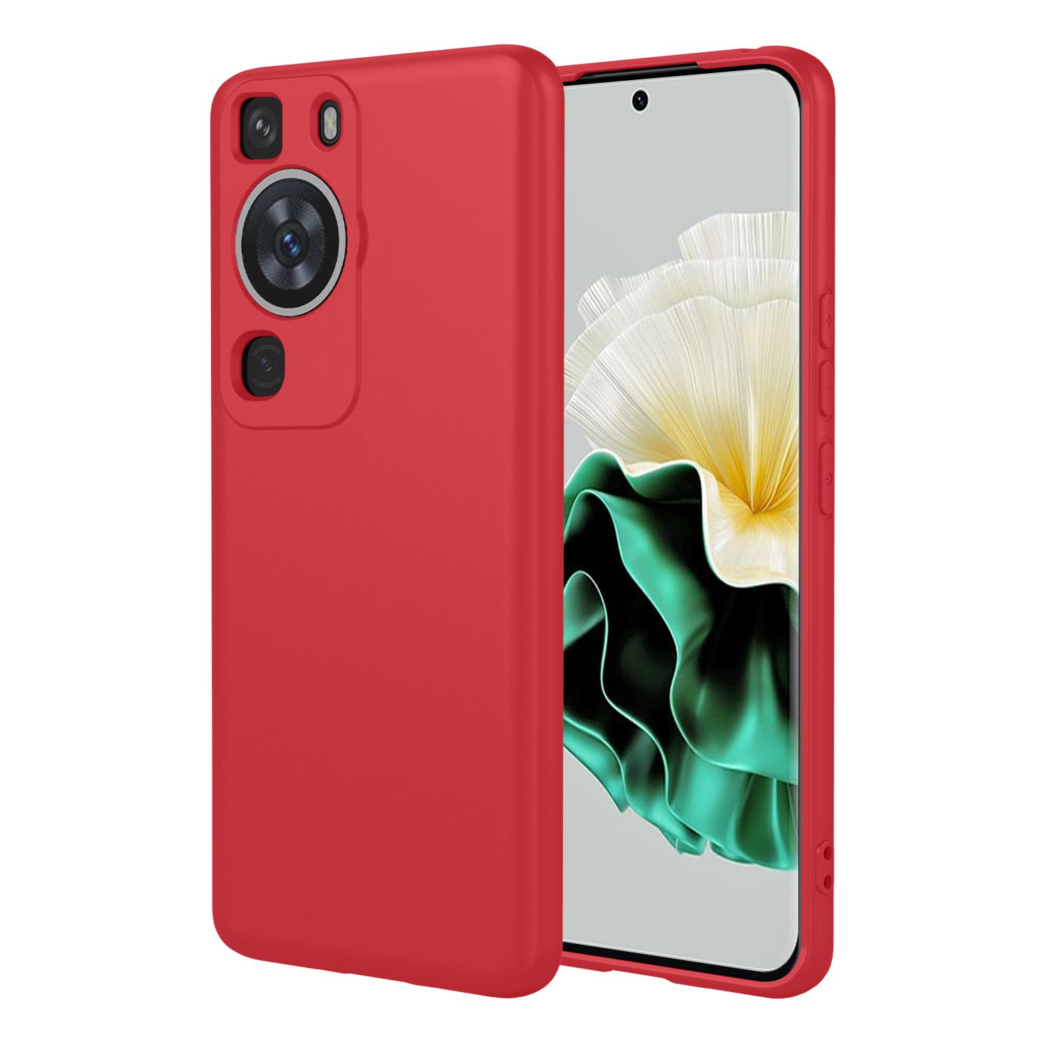 Phone Case for Huawei P60/P60 Pro, With Microfiber Lining Soft Micro Fiber TPU Soft Flex Silicone Case
