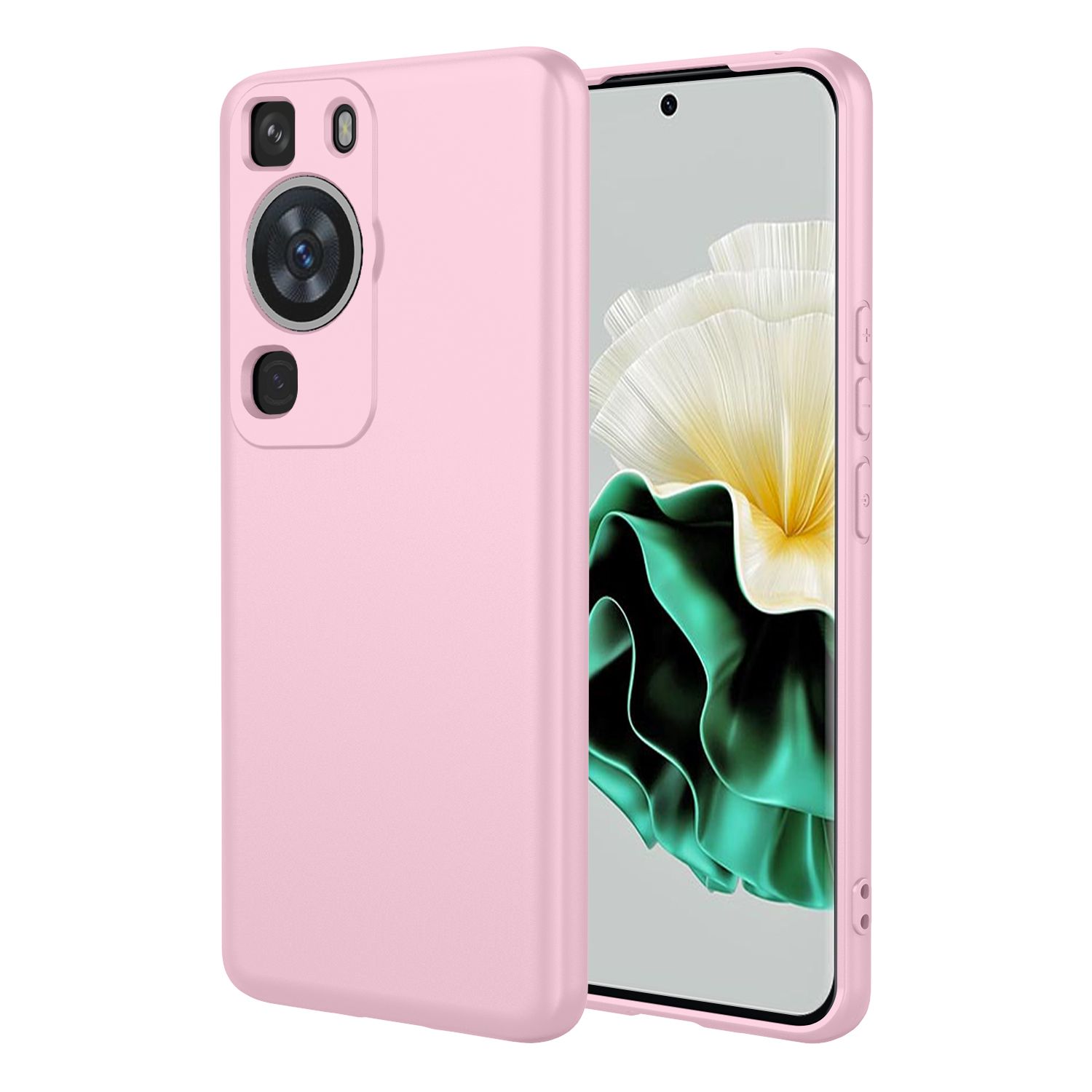 Phone Case for Huawei P60/P60 Pro, With Microfiber Lining Soft Micro Fiber TPU Soft Flex Silicone Case