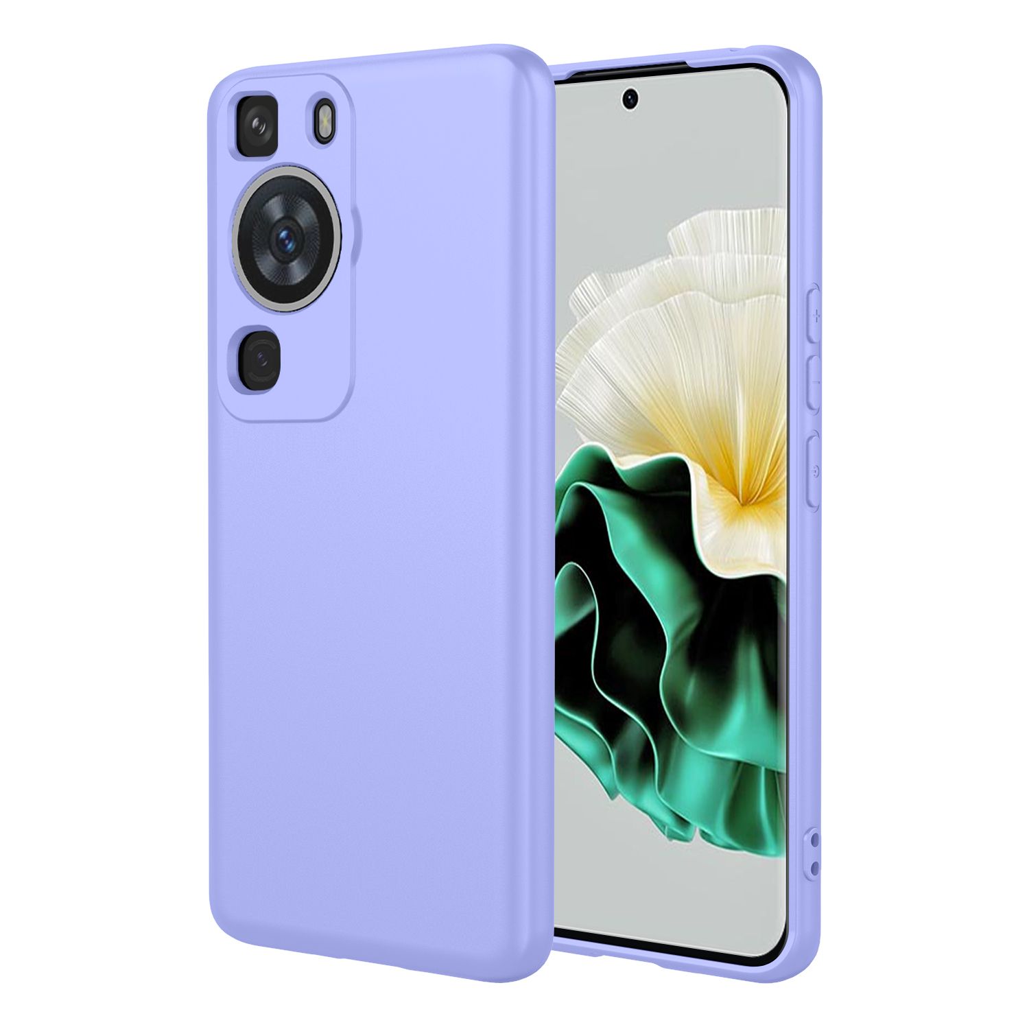 Phone Case for Huawei P60/P60 Pro, With Microfiber Lining Soft Micro Fiber TPU Soft Flex Silicone Case