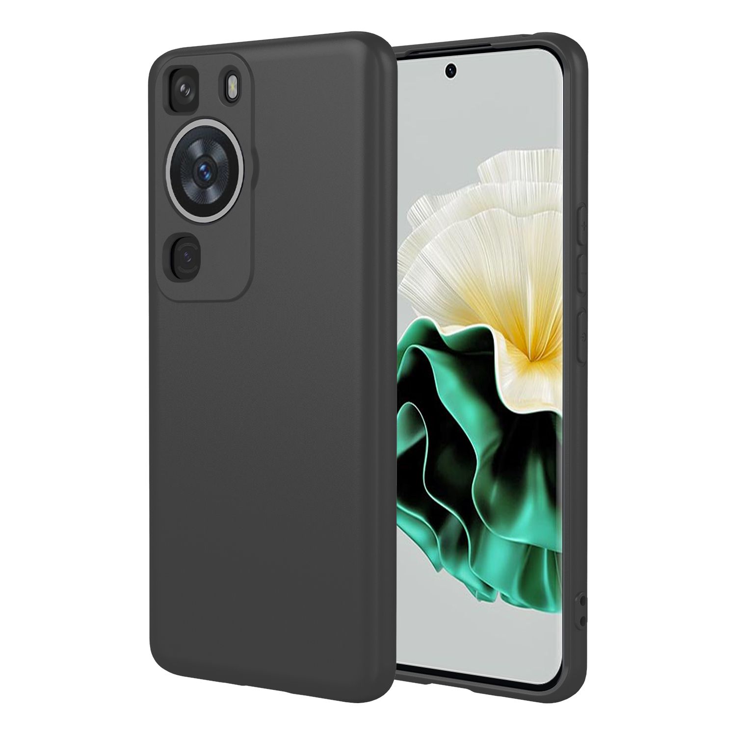 Phone Case for Huawei P60/P60 Pro, With Microfiber Lining Soft Micro Fiber TPU Soft Flex Silicone Case