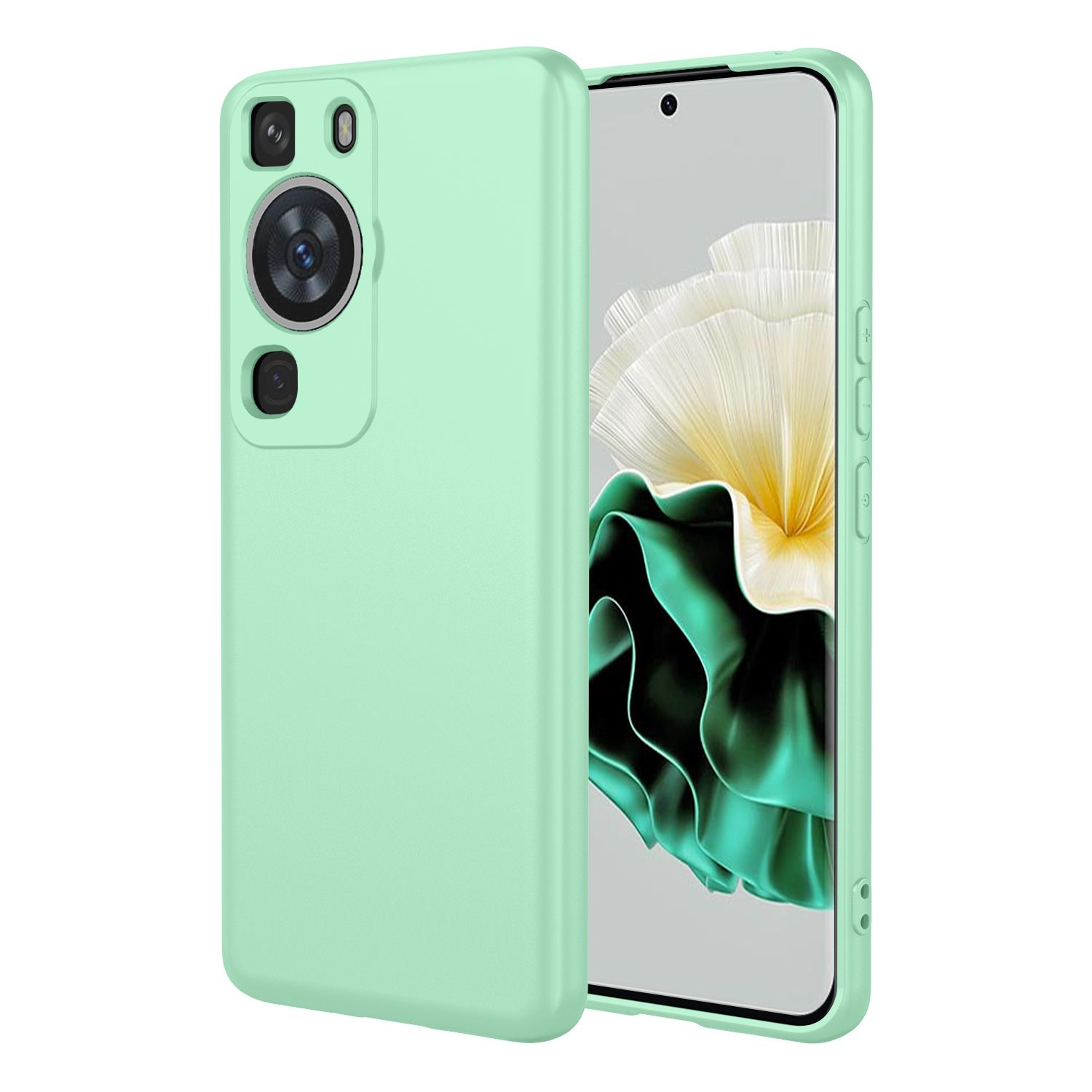 Phone Case for Huawei P60/P60 Pro, With Microfiber Lining Soft Micro Fiber TPU Soft Flex Silicone Case