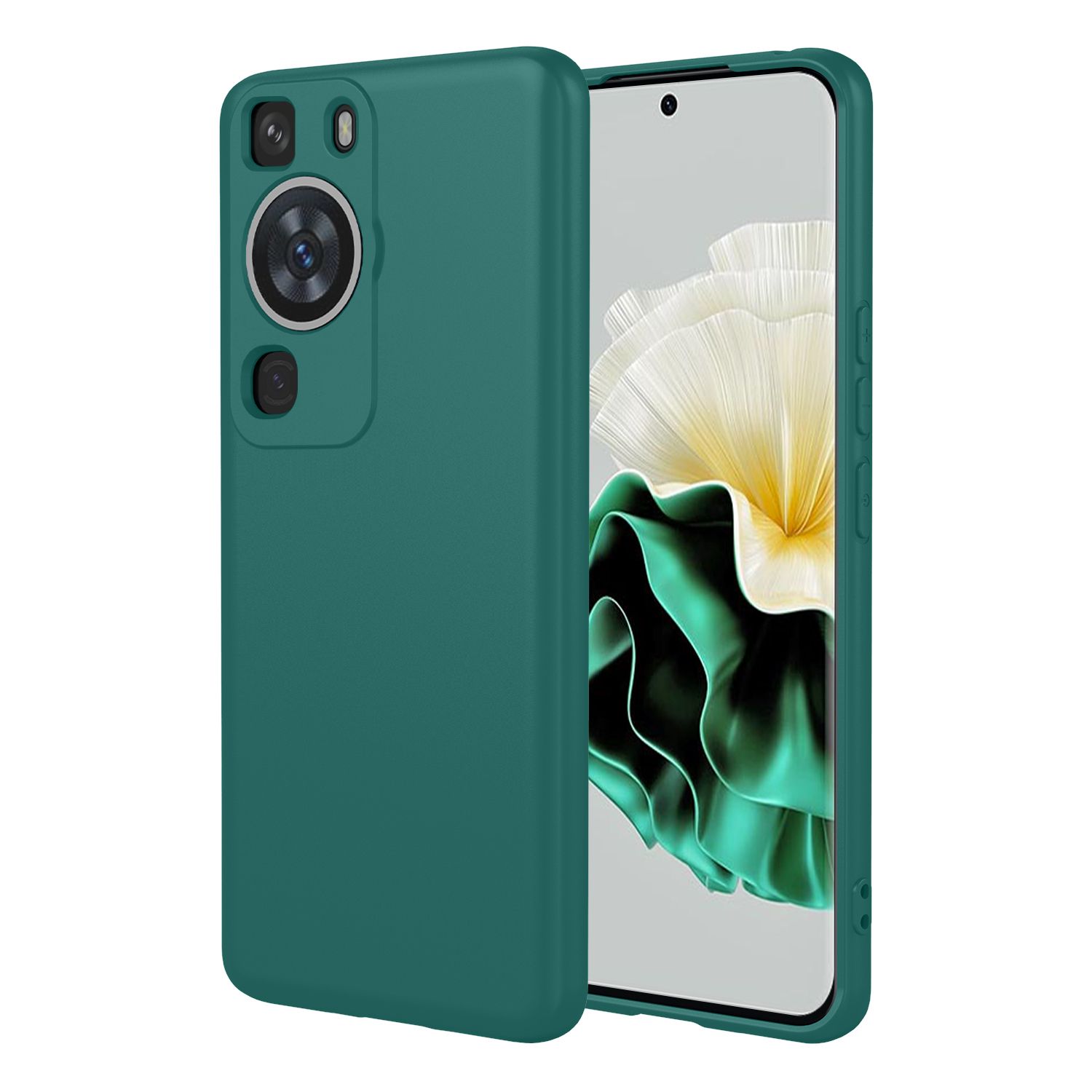 Phone Case for Huawei P60/P60 Pro, With Microfiber Lining Soft Micro Fiber TPU Soft Flex Silicone Case
