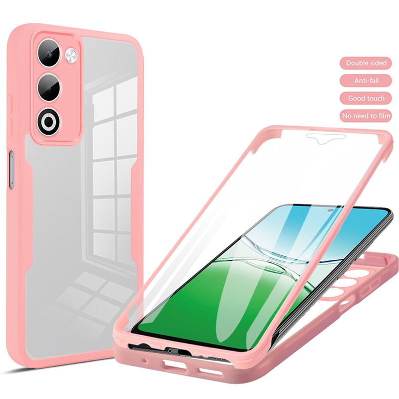 360 Full Body Screen Protector Transparent Case for Oppo A5 6.67'' Shockproof Phone Cover