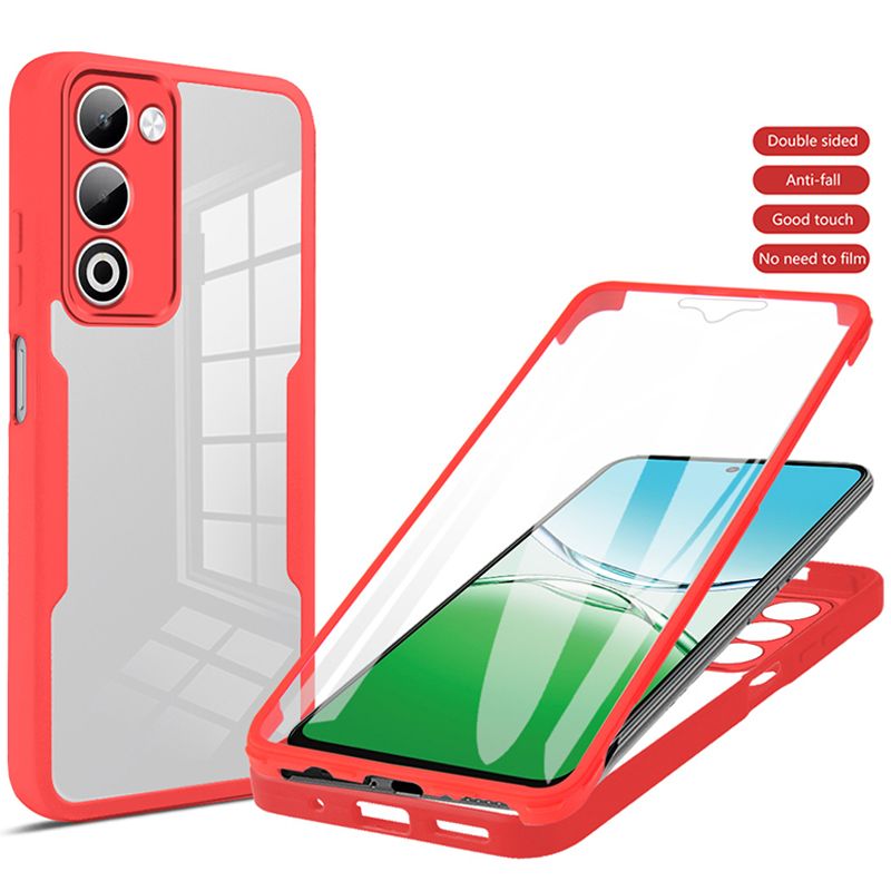 360 Full Body Screen Protector Transparent Case for Oppo A5 6.67'' Shockproof Phone Cover