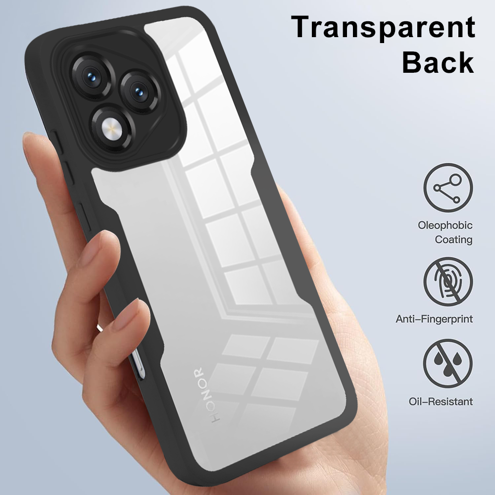 360 Full Body Screen Protector Transparent Case for Honor 400 Lite Shockproof Acrylic TPU Screen Protection Phone Cover