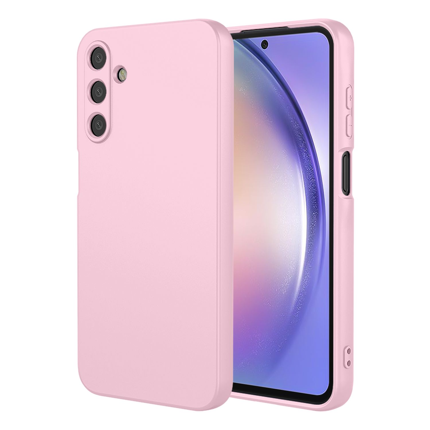 Phone Case for Samsung Galaxy A54, With Microfiber Lining Soft Micro Fiber TPU Soft Flex Silicone Case