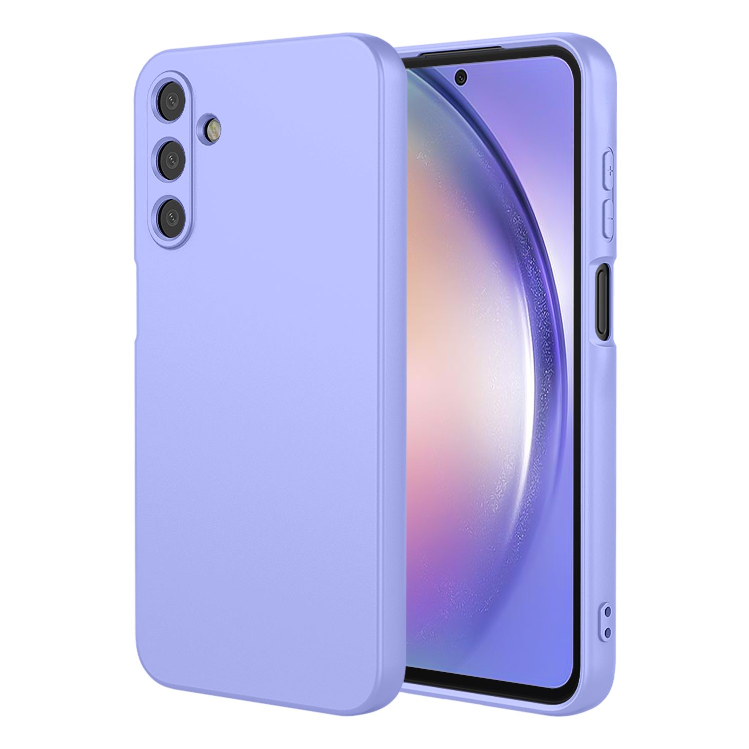 Phone Case for Samsung Galaxy A54, With Microfiber Lining Soft Micro Fiber TPU Soft Flex Silicone Case