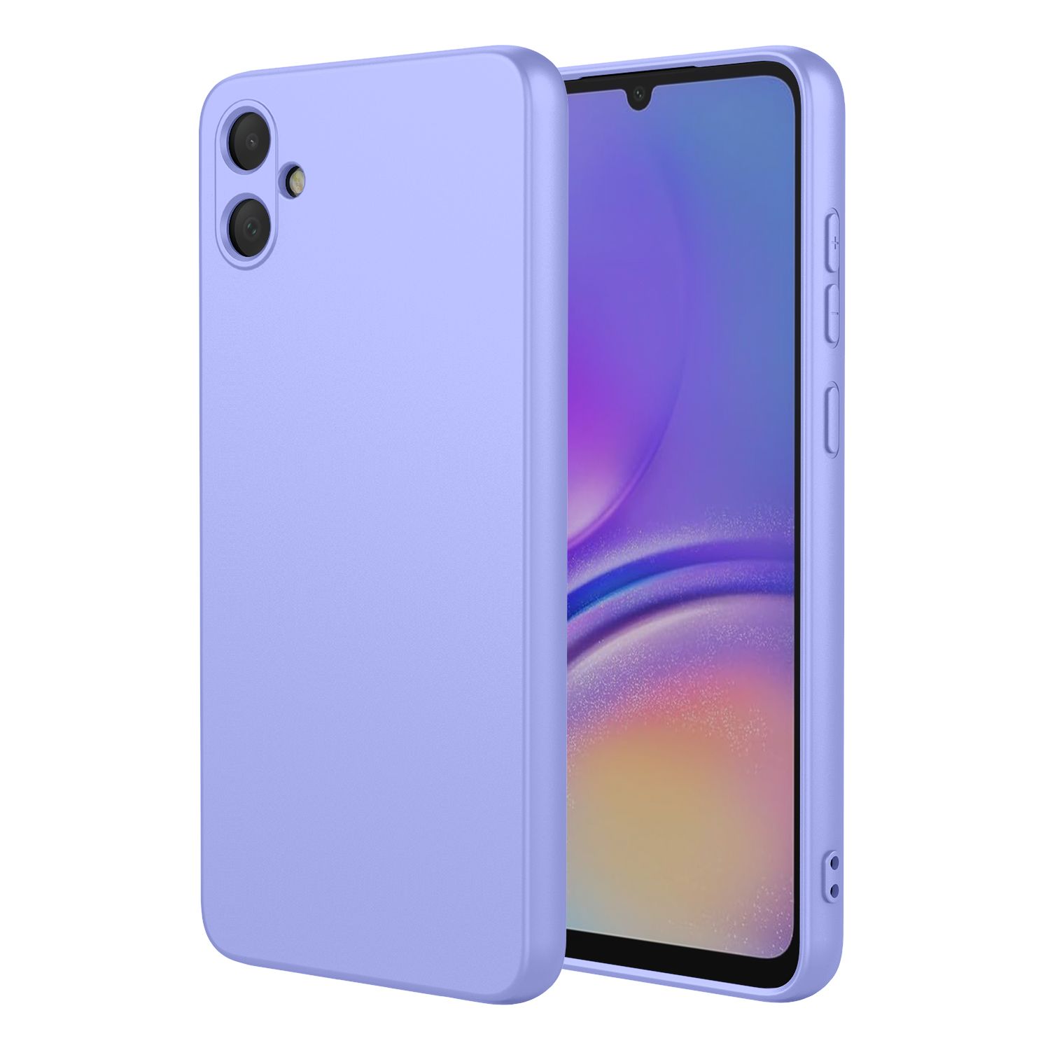 Phone Case for Samsung Galaxy A05, With Microfiber Lining Soft Micro Fiber TPU Soft Flex Silicone Case