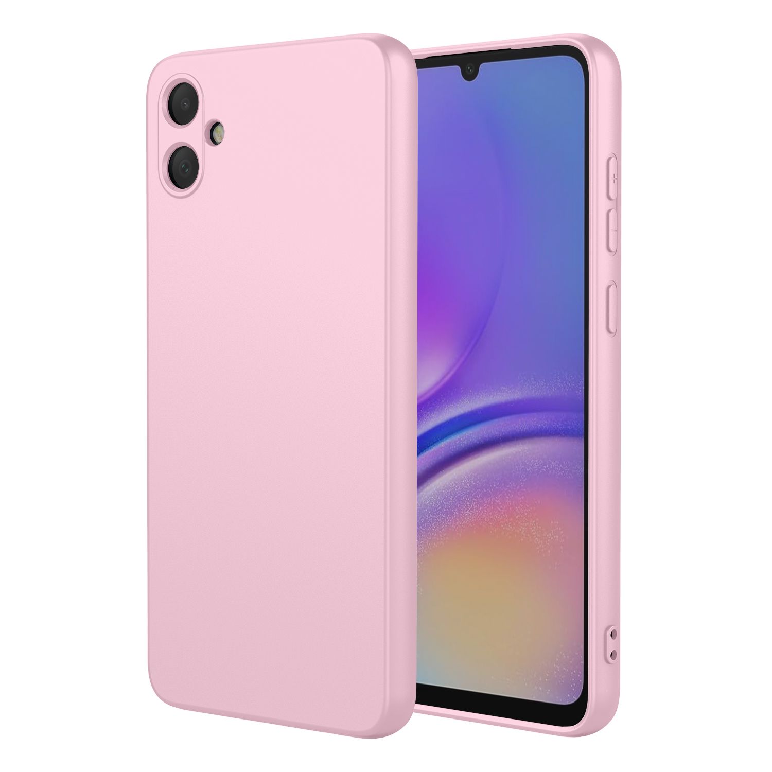 Phone Case for Samsung Galaxy A05, With Microfiber Lining Soft Micro Fiber TPU Soft Flex Silicone Case