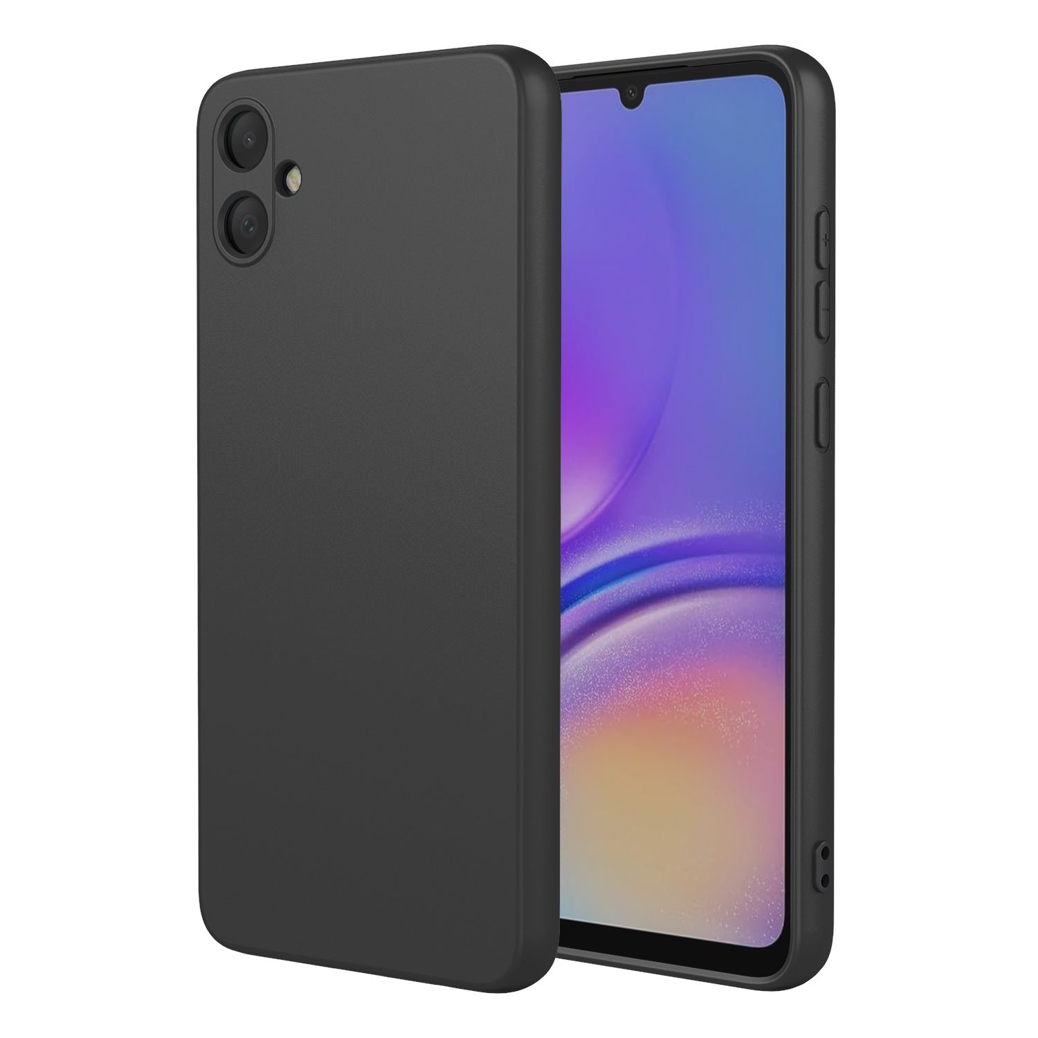 Phone Case for Samsung Galaxy A05, With Microfiber Lining Soft Micro Fiber TPU Soft Flex Silicone Case