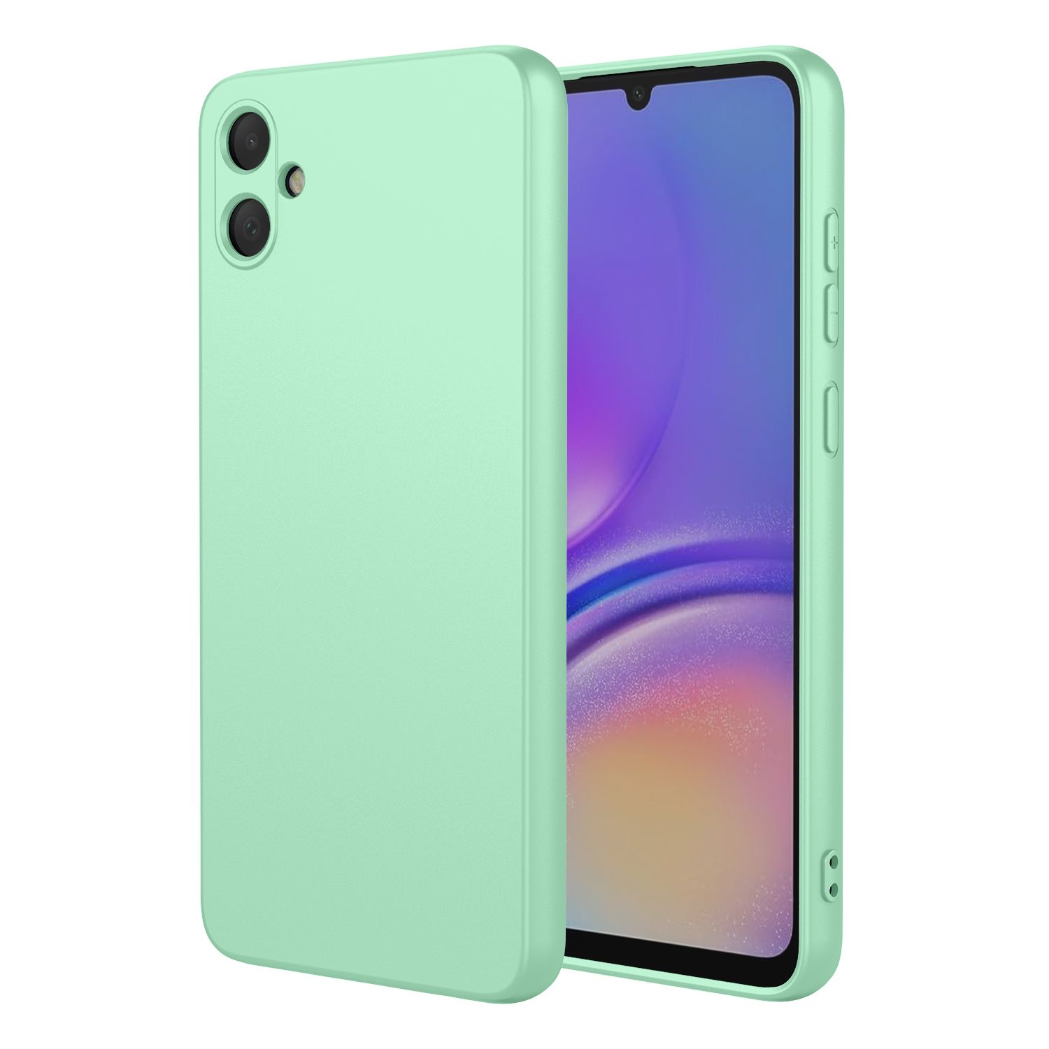 Phone Case for Samsung Galaxy A05, With Microfiber Lining Soft Micro Fiber TPU Soft Flex Silicone Case