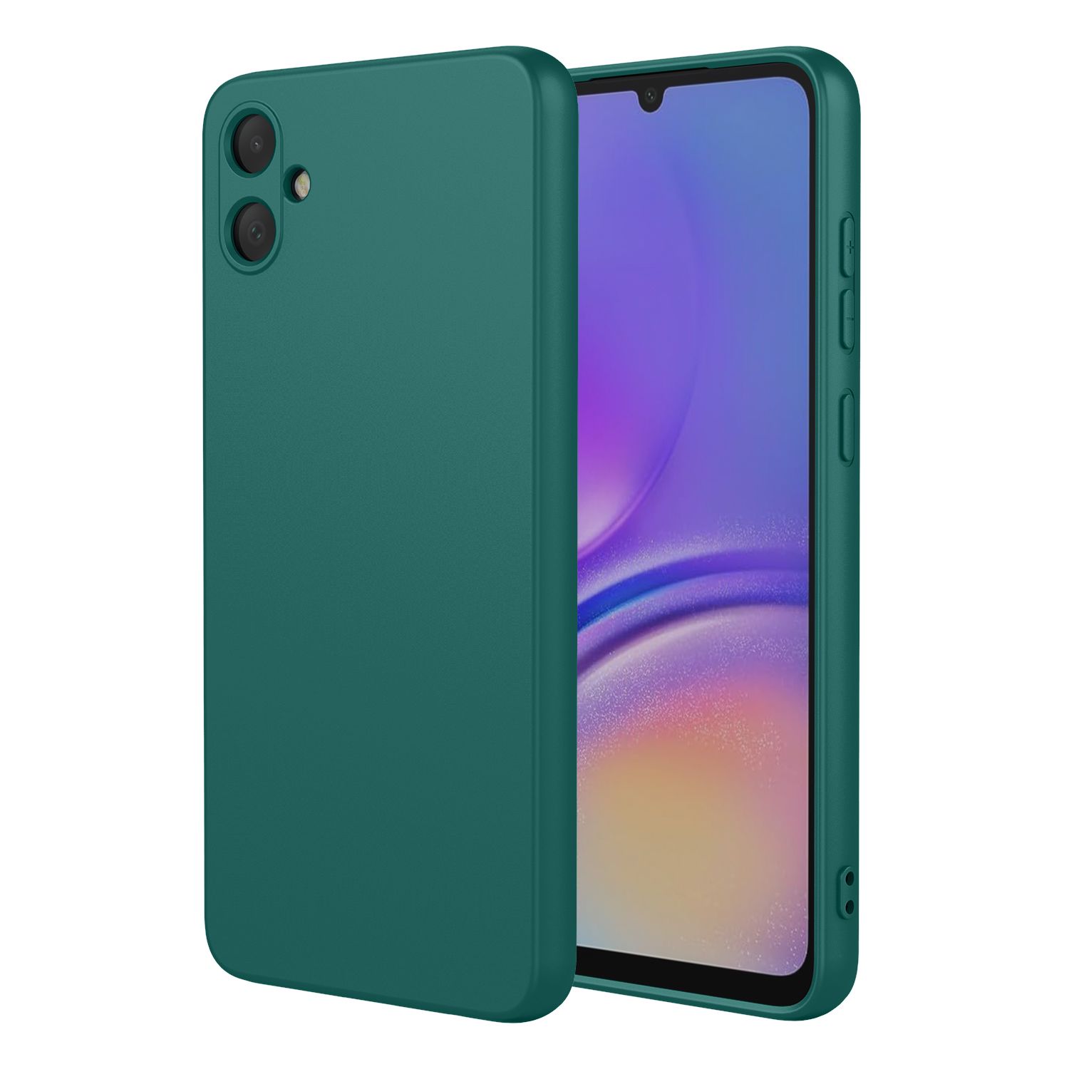 Phone Case for Samsung Galaxy A05, With Microfiber Lining Soft Micro Fiber TPU Soft Flex Silicone Case
