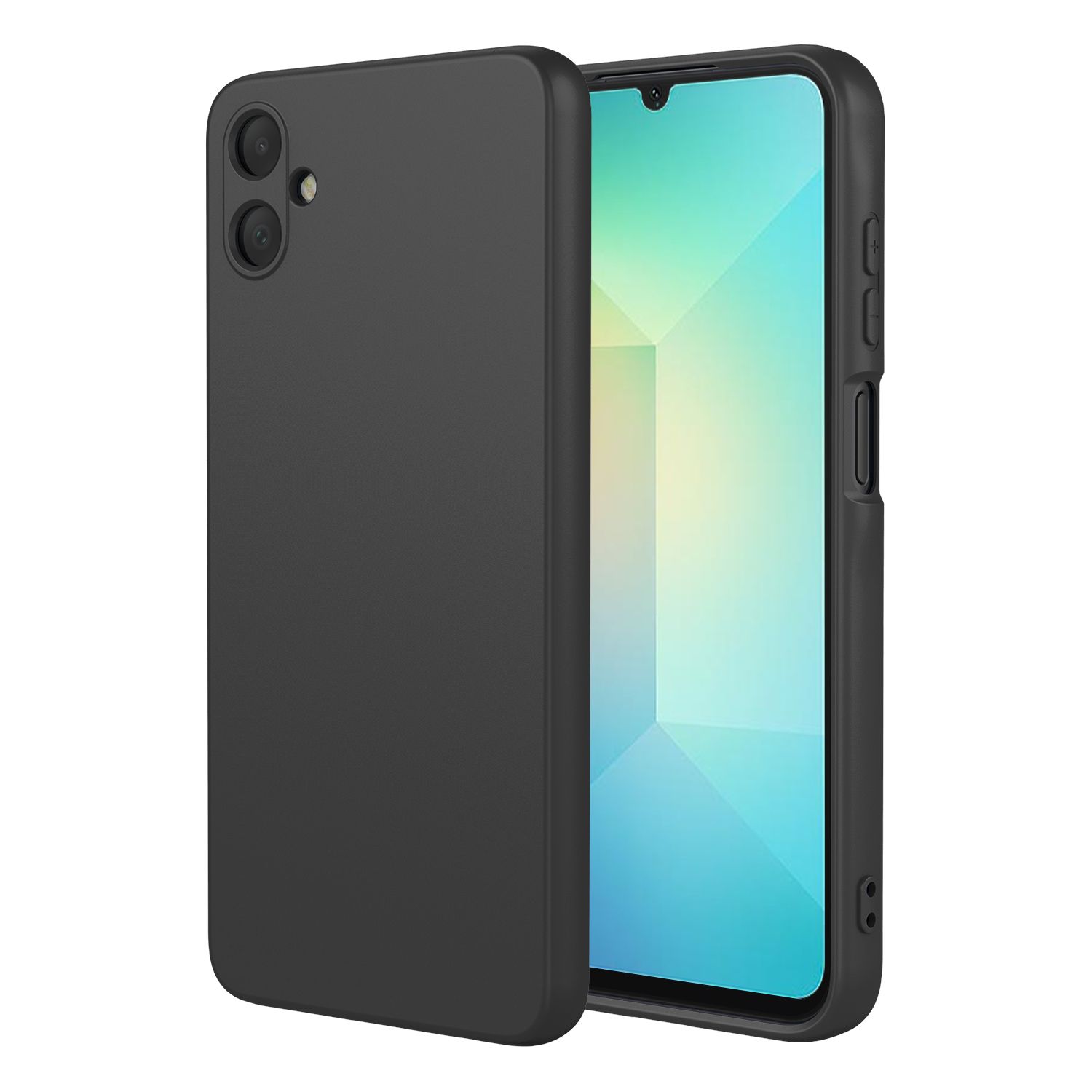 Phone Case for Samsung Galaxy A06, With Microfiber Lining Soft Micro Fiber TPU Soft Flex Silicone Case