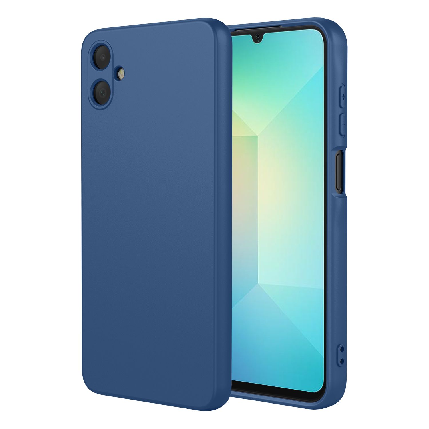 Phone Case for Samsung Galaxy A06, With Microfiber Lining Soft Micro Fiber TPU Soft Flex Silicone Case