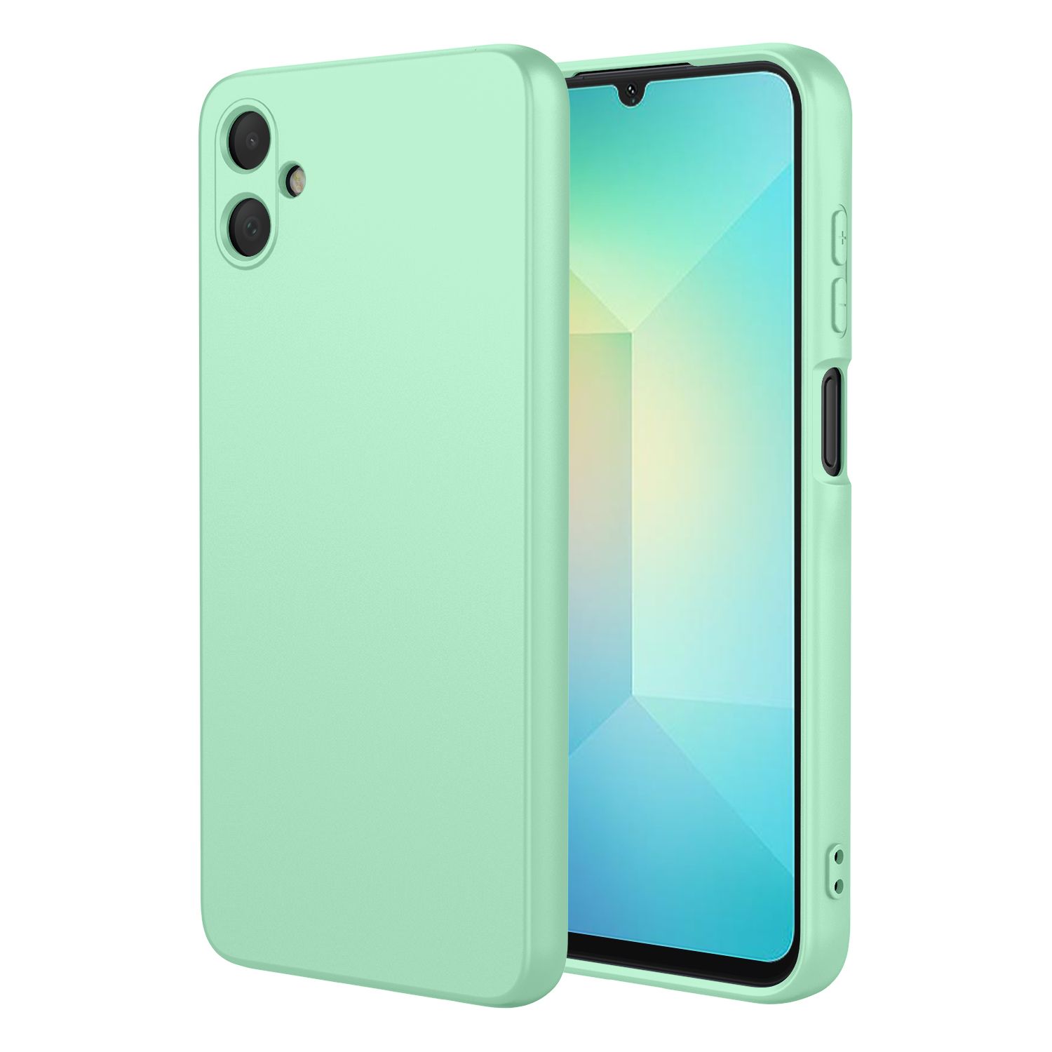 Phone Case for Samsung Galaxy A06, With Microfiber Lining Soft Micro Fiber TPU Soft Flex Silicone Case