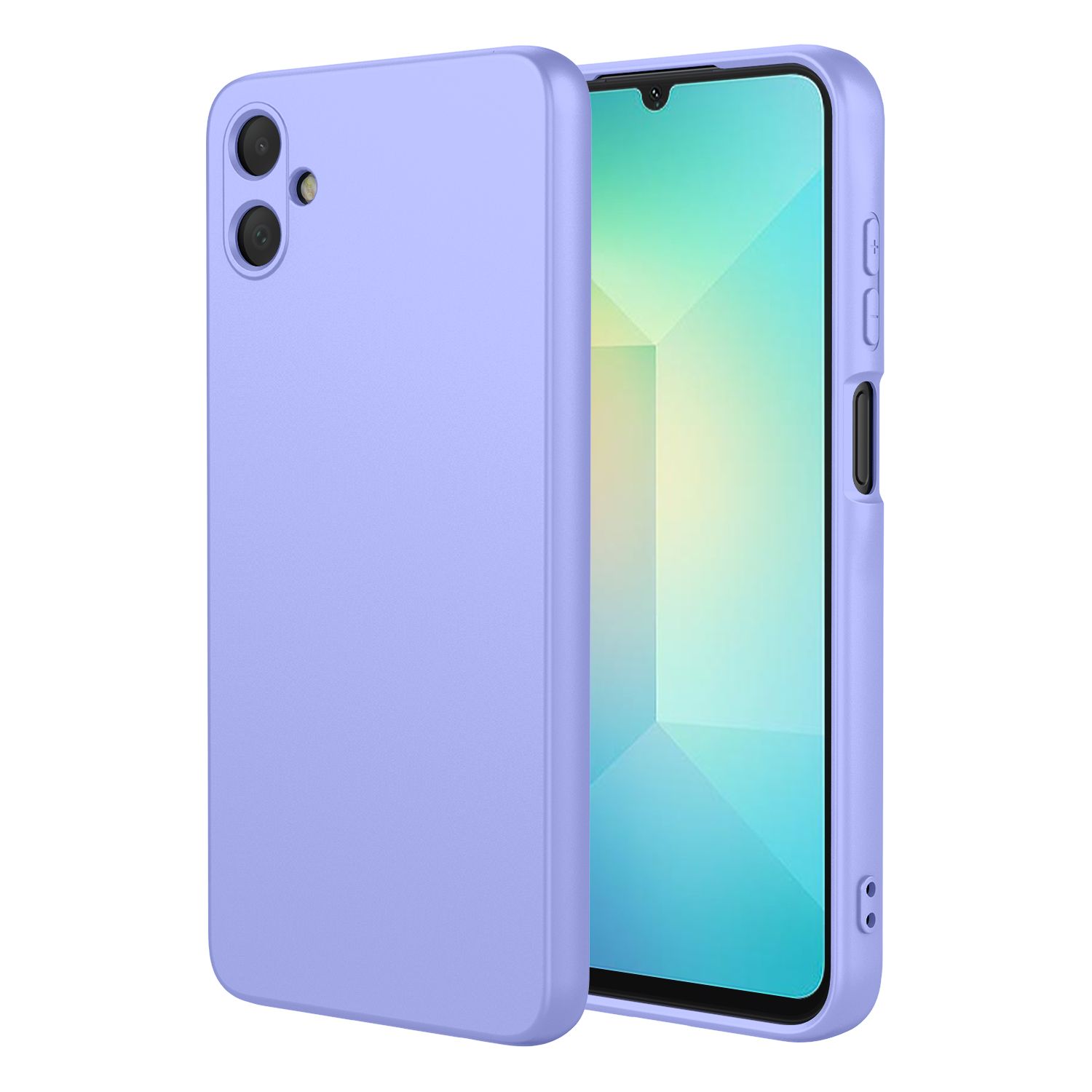 Phone Case for Samsung Galaxy A06, With Microfiber Lining Soft Micro Fiber TPU Soft Flex Silicone Case
