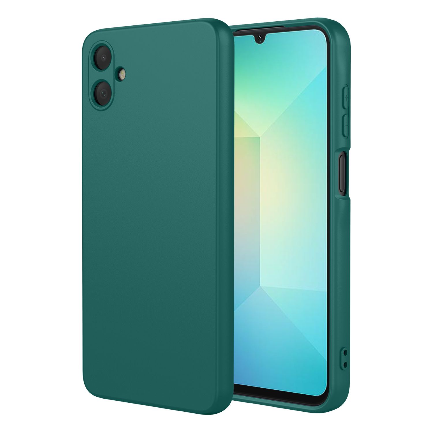 Phone Case for Samsung Galaxy A06, With Microfiber Lining Soft Micro Fiber TPU Soft Flex Silicone Case
