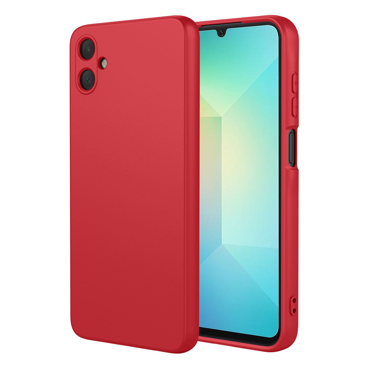 Phone Case for Samsung Galaxy A06, With Microfiber Lining Soft Micro Fiber TPU Soft Flex Silicone Case