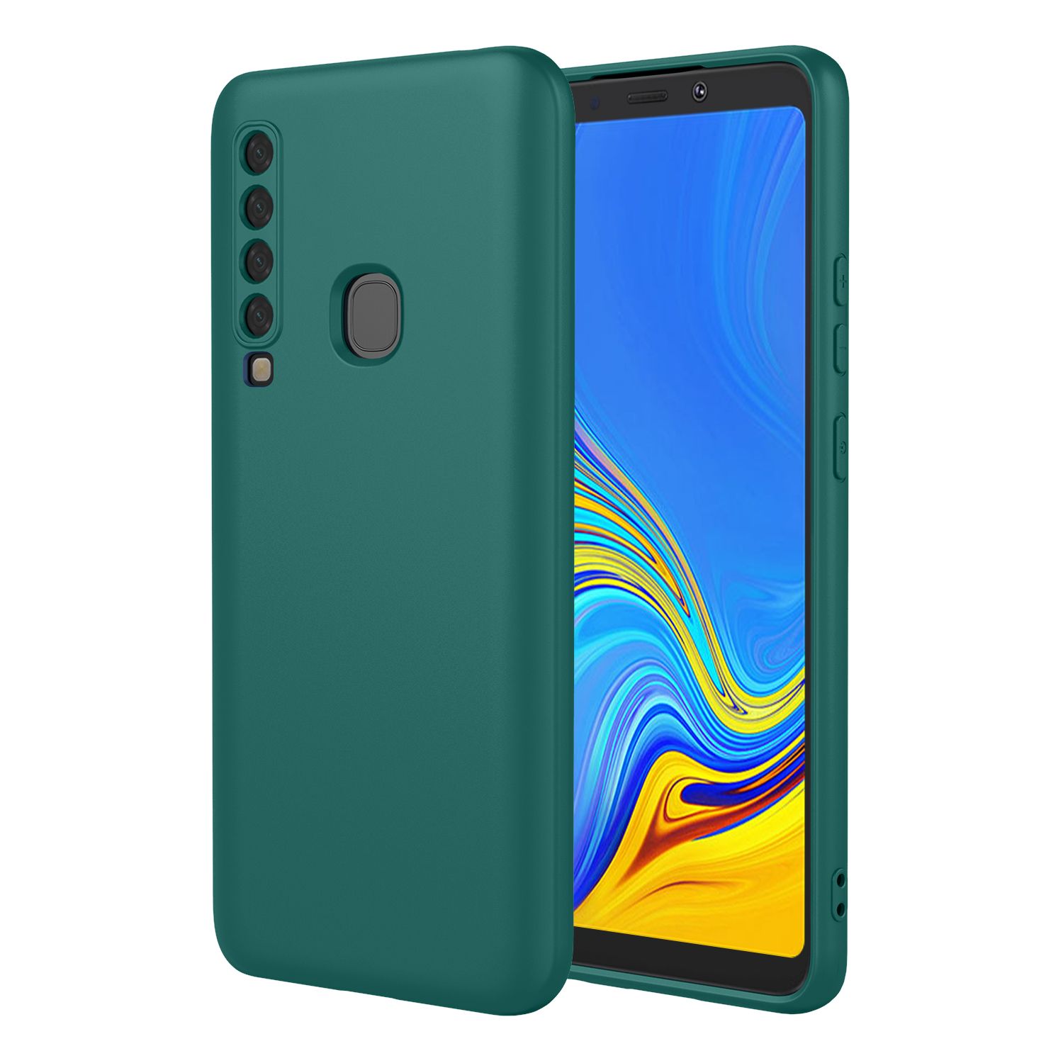 Phone Case for Samsung Galaxy A9 (2018), With Microfiber Lining Soft Micro Fiber TPU Soft Flex Silicone Case