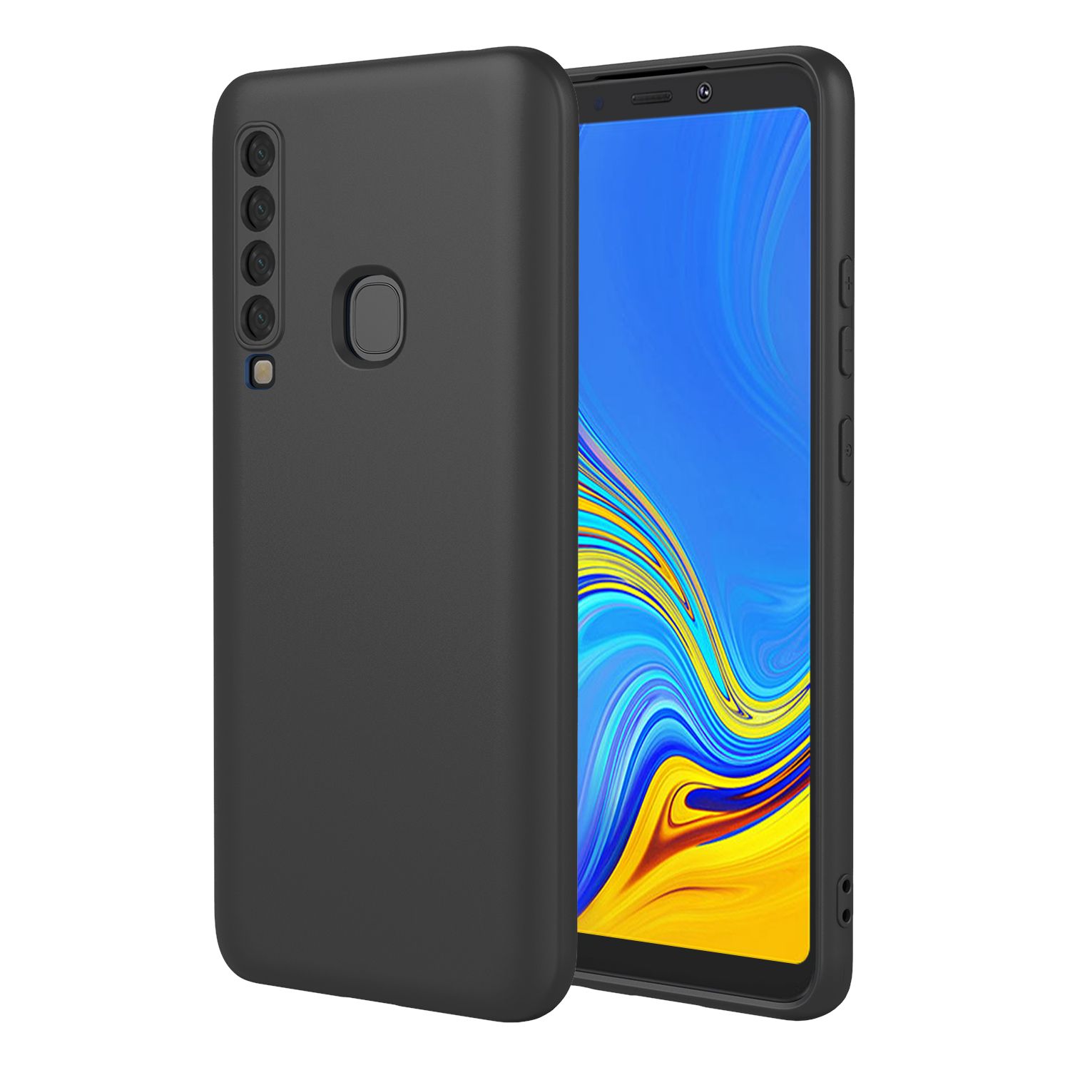 Phone Case for Samsung Galaxy A9 (2018), With Microfiber Lining Soft Micro Fiber TPU Soft Flex Silicone Case
